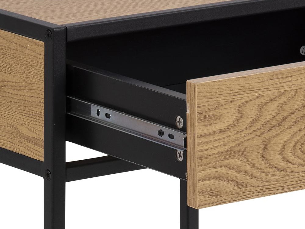 Table de chevet Norsica Sevferi 128 (Chêne sauvage + Noir)