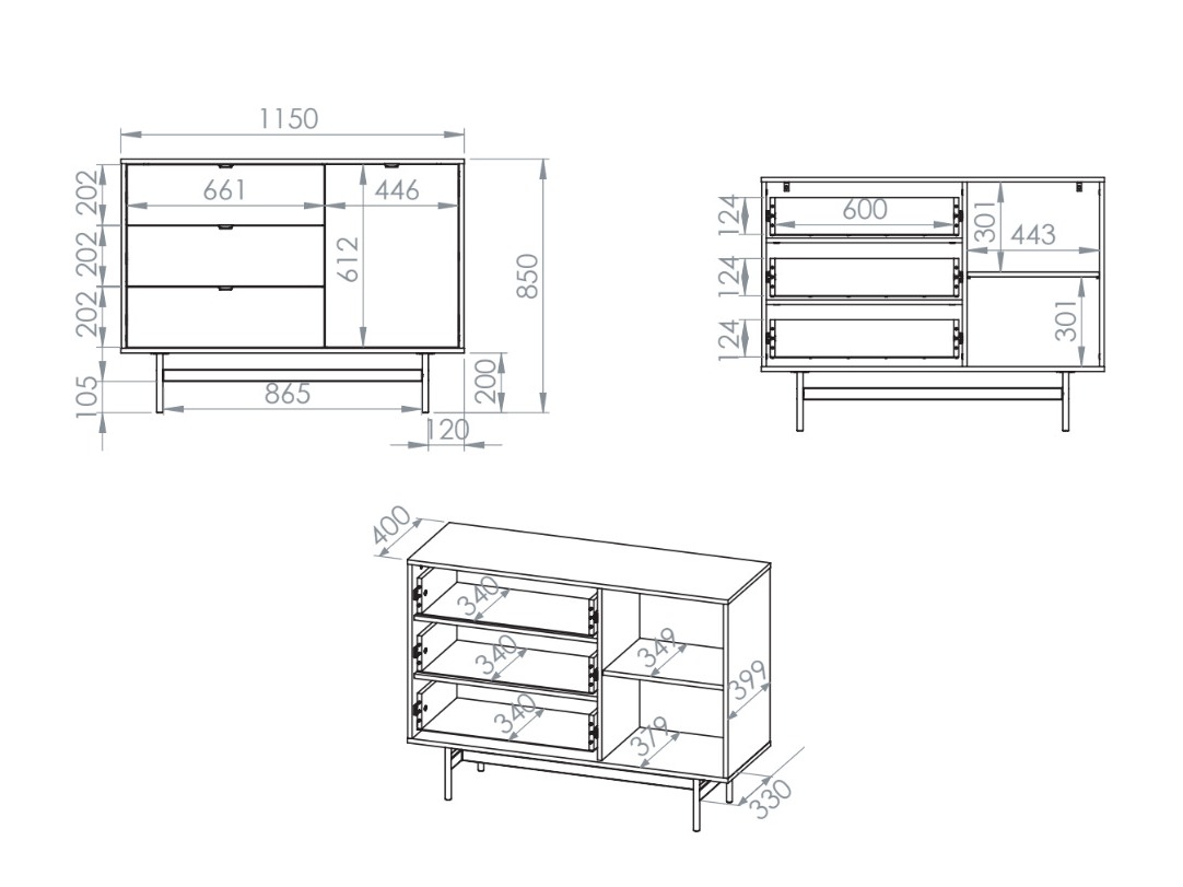 Commode Morsero 102