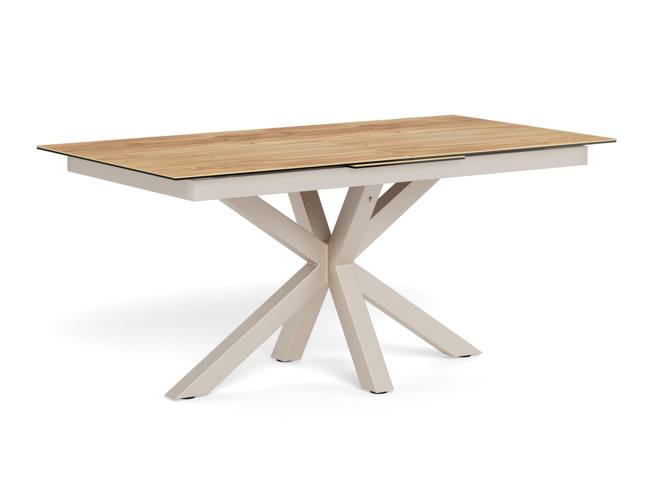 Table Norsica 676 (Chêne sauvage + Gris)