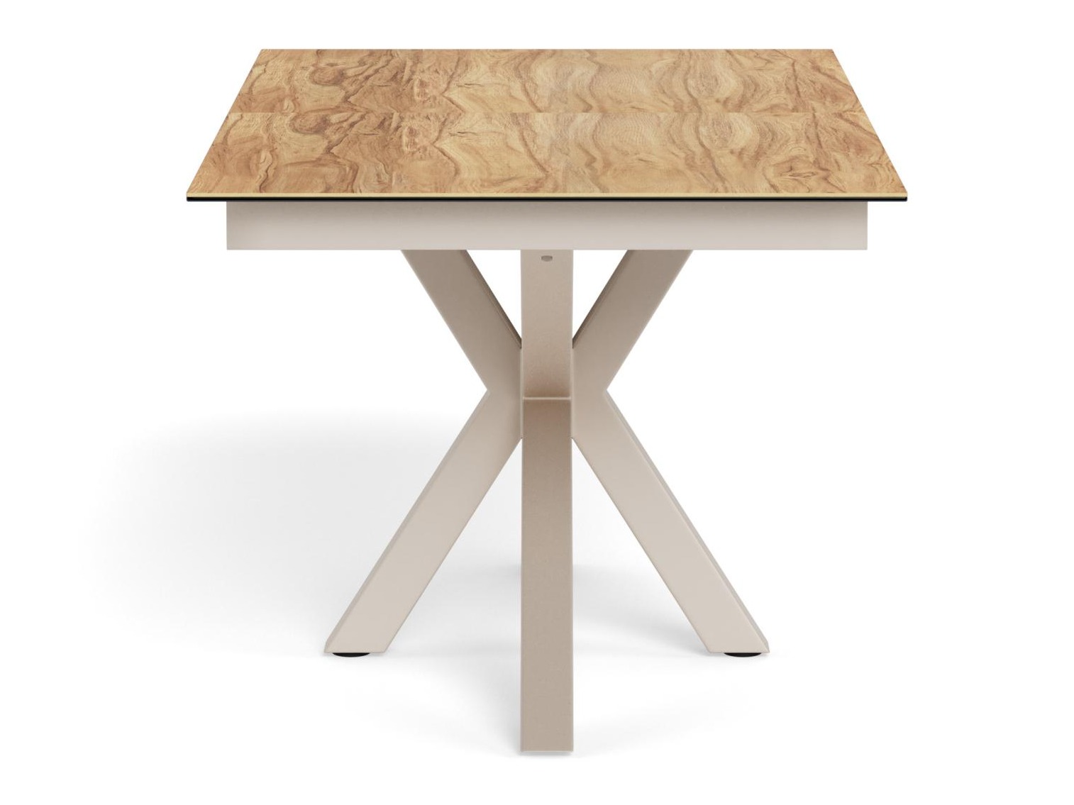Table Norsica 676 (Chêne sauvage + Gris)