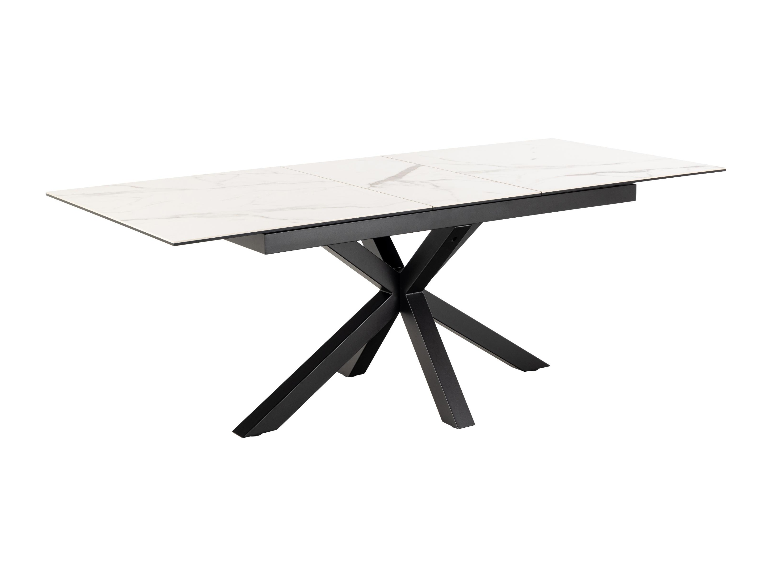 Table Norsica 676 (Marbre blanc + Noir)