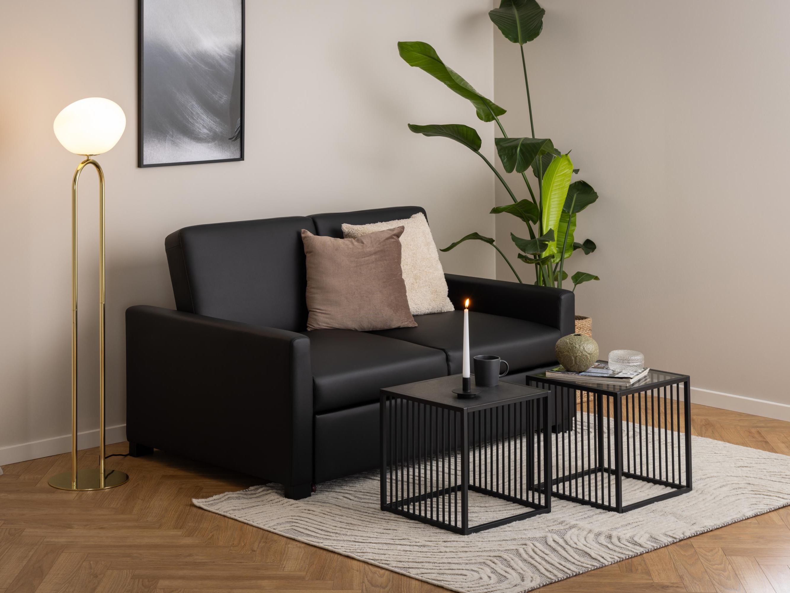 Table d'appoint Norsica Livevai 102 (Noir)