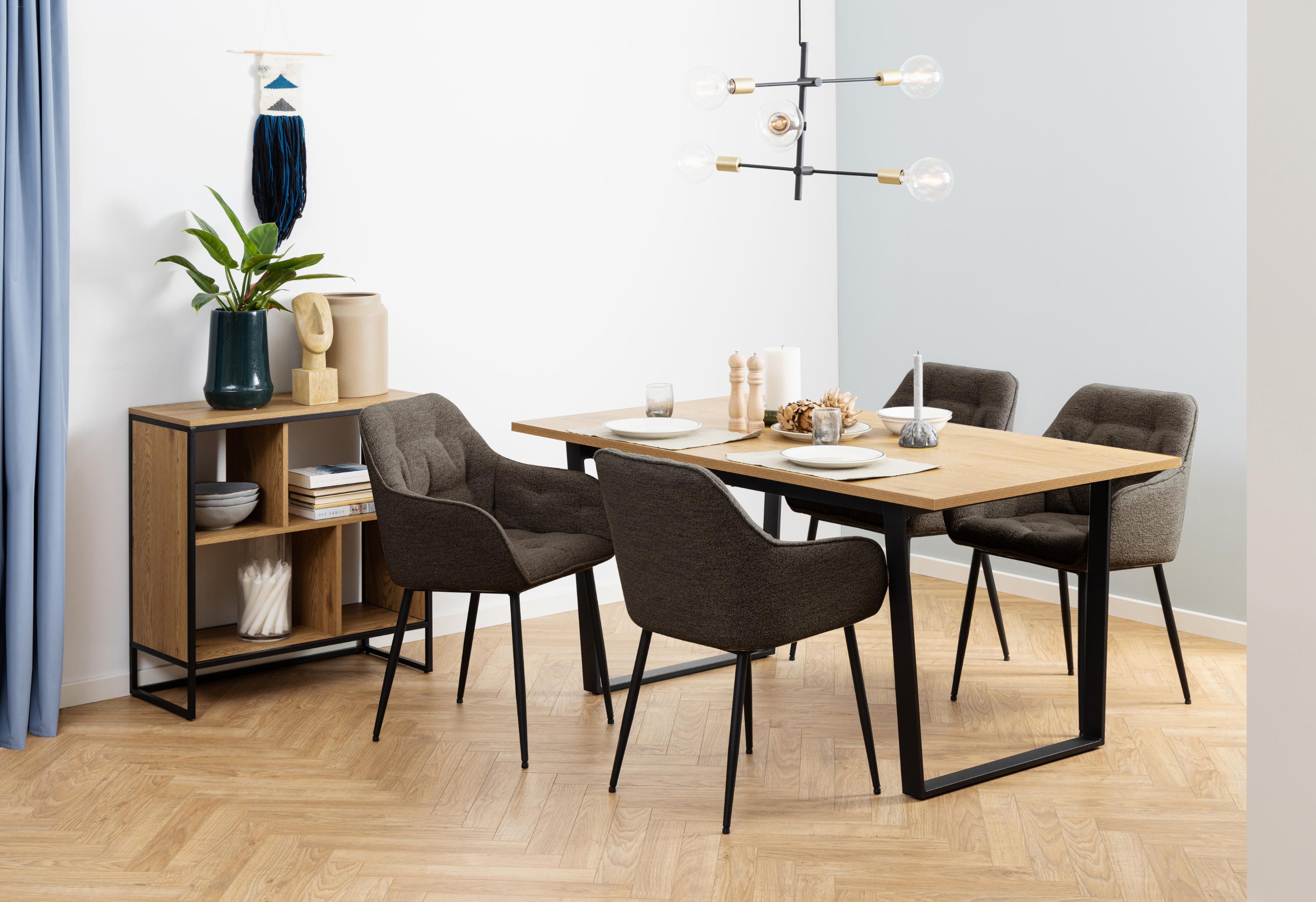 Chaise Norsica 323 (Brun foncé)