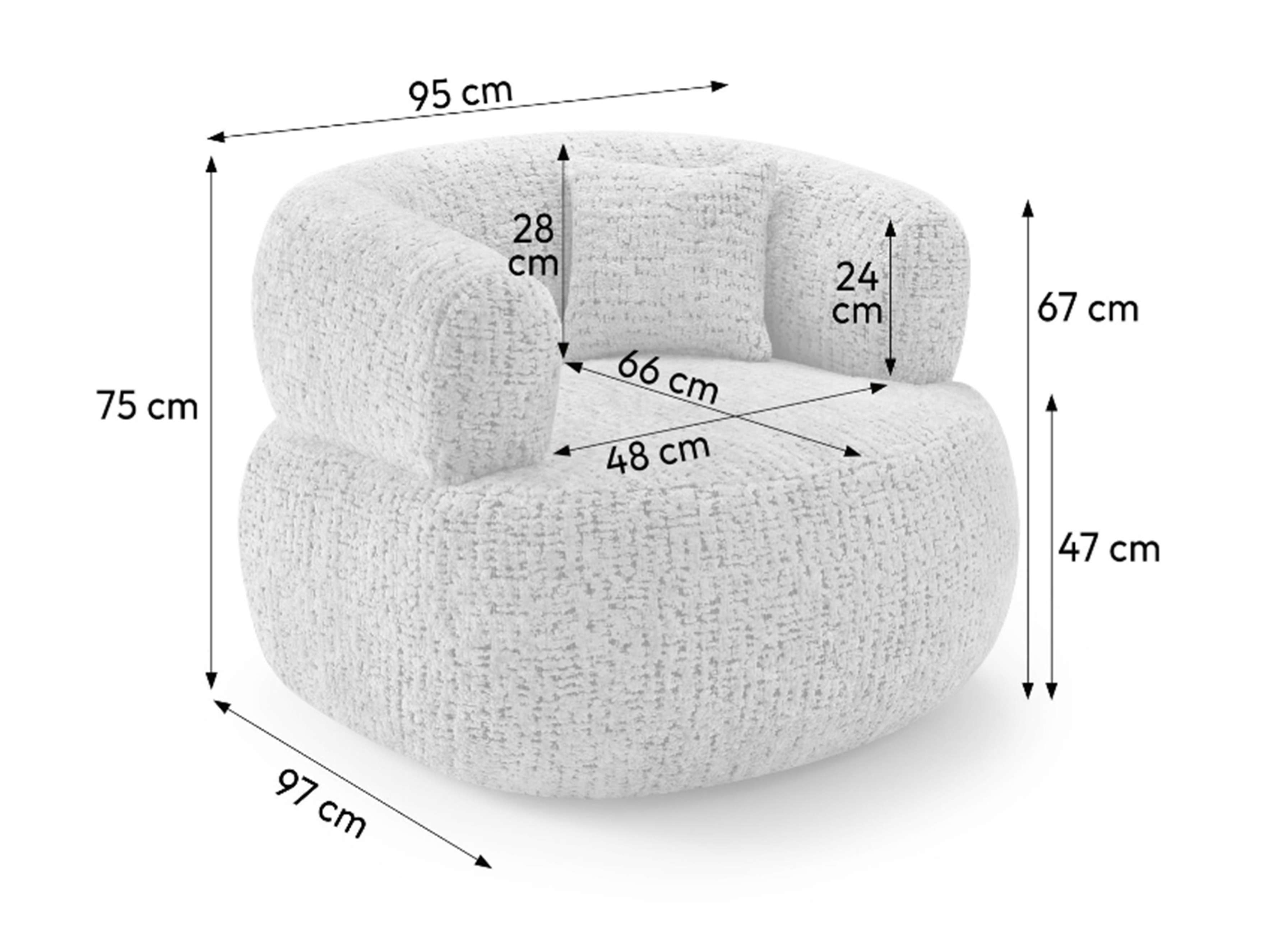 Fauteuil Margate 138 (Rimba 07)