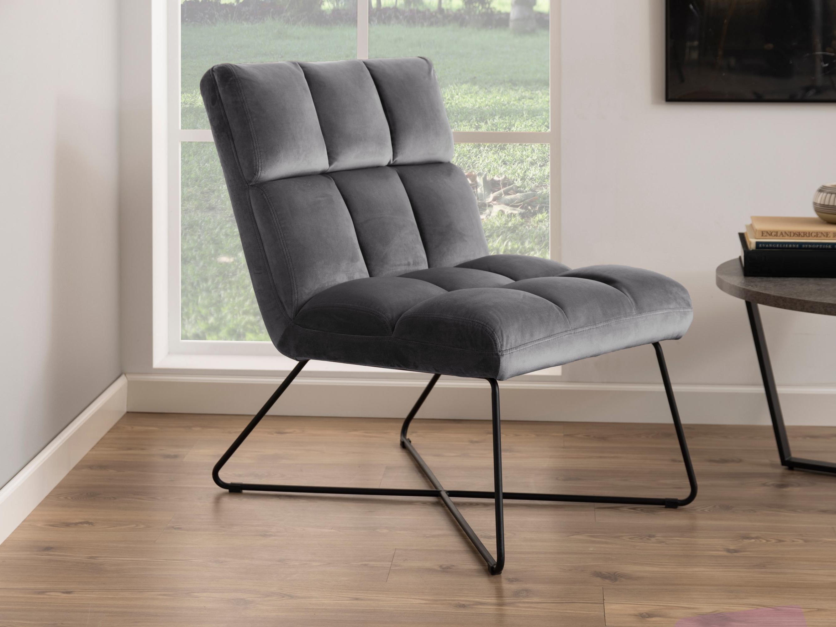 Fauteuil Norsica 370 (Gris foncé + Noir)