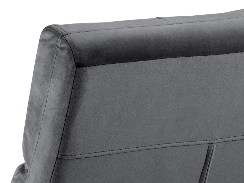 Fauteuil Norsica 370 (Gris foncé + Noir)