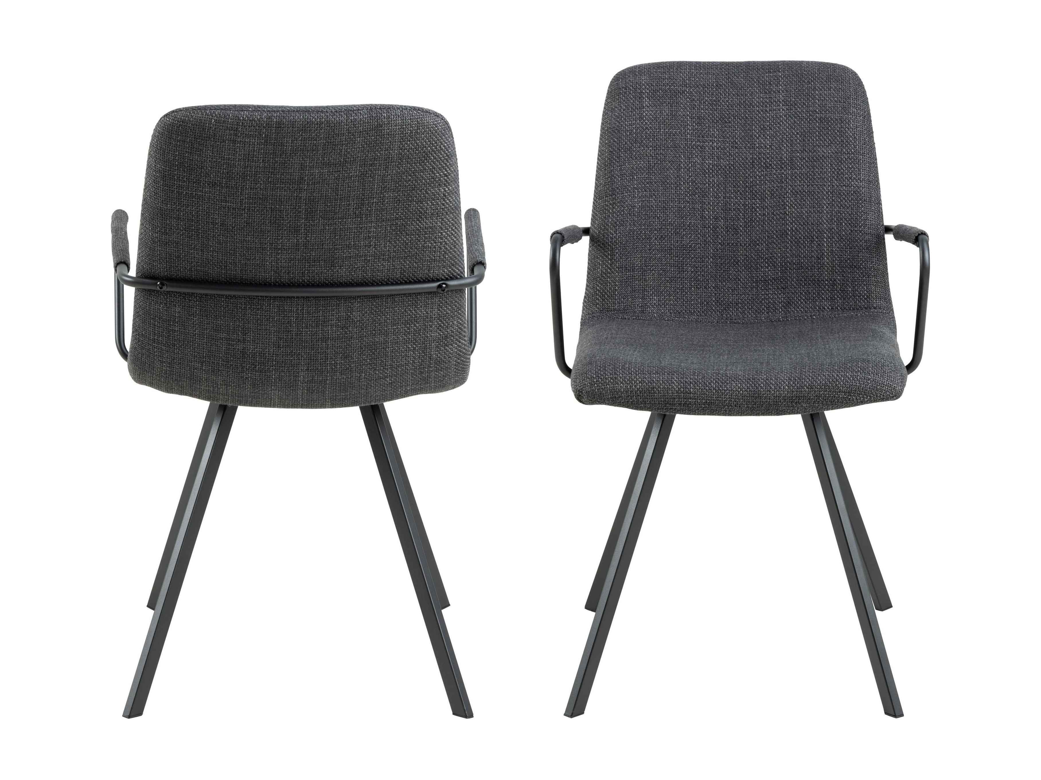 Chaise Norsica 681 (Gris + Noir)