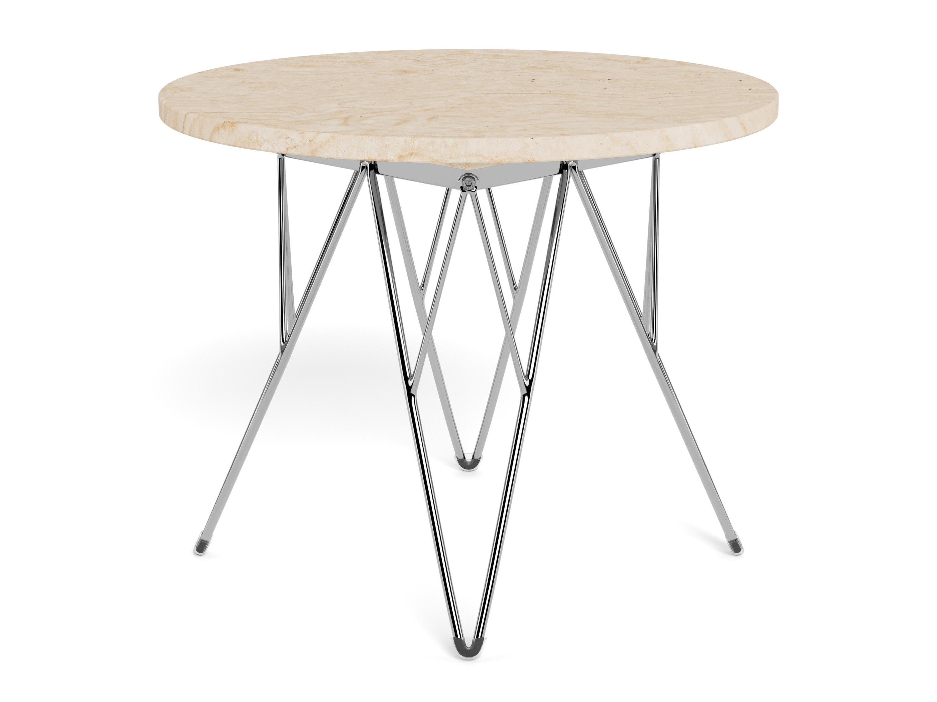 Table basse Norsica 819 (Beige + Argent)