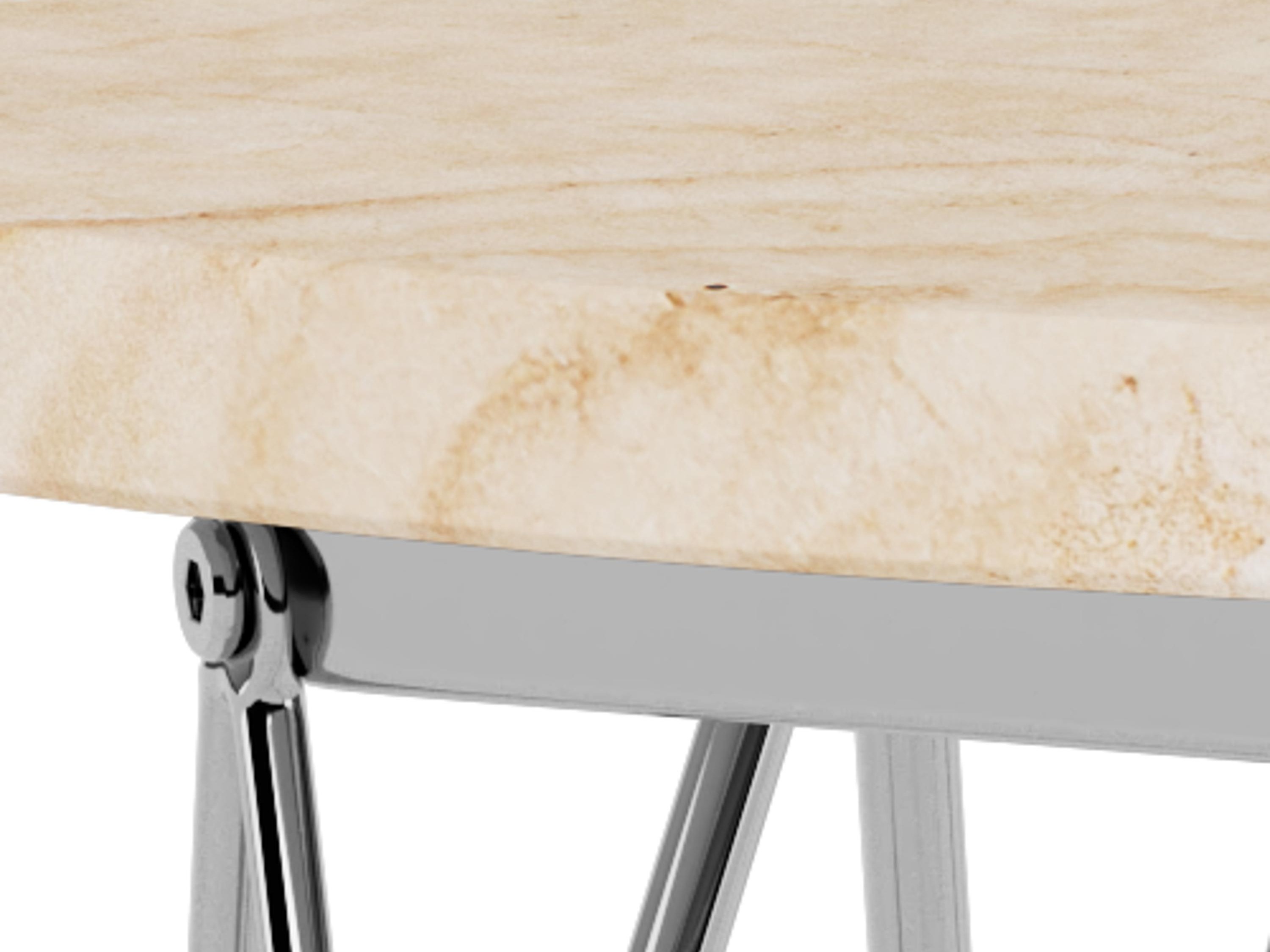 Table basse Norsica 819 (Beige + Argent)