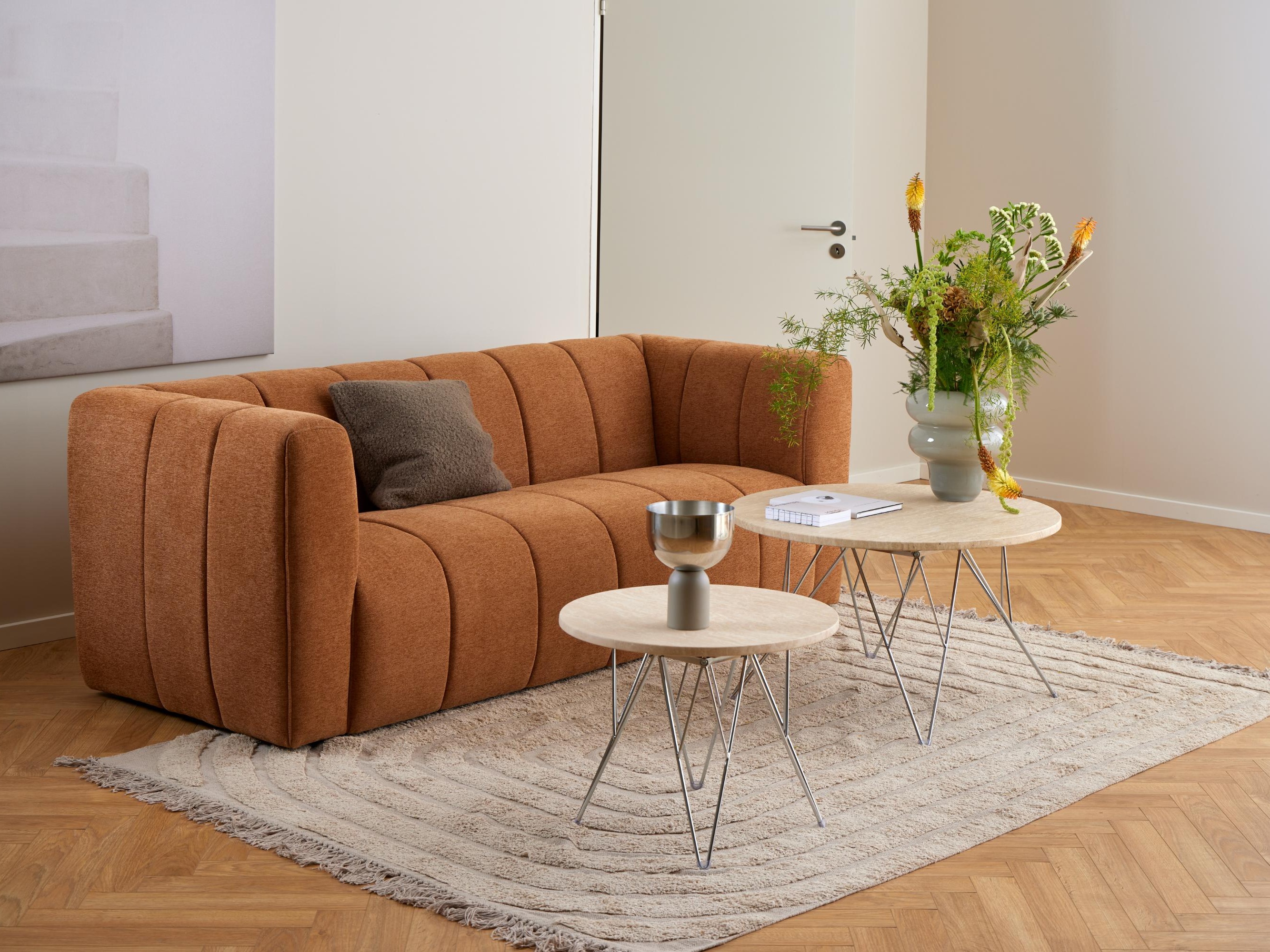 Table basse Norsica 819 (Beige + Argent)