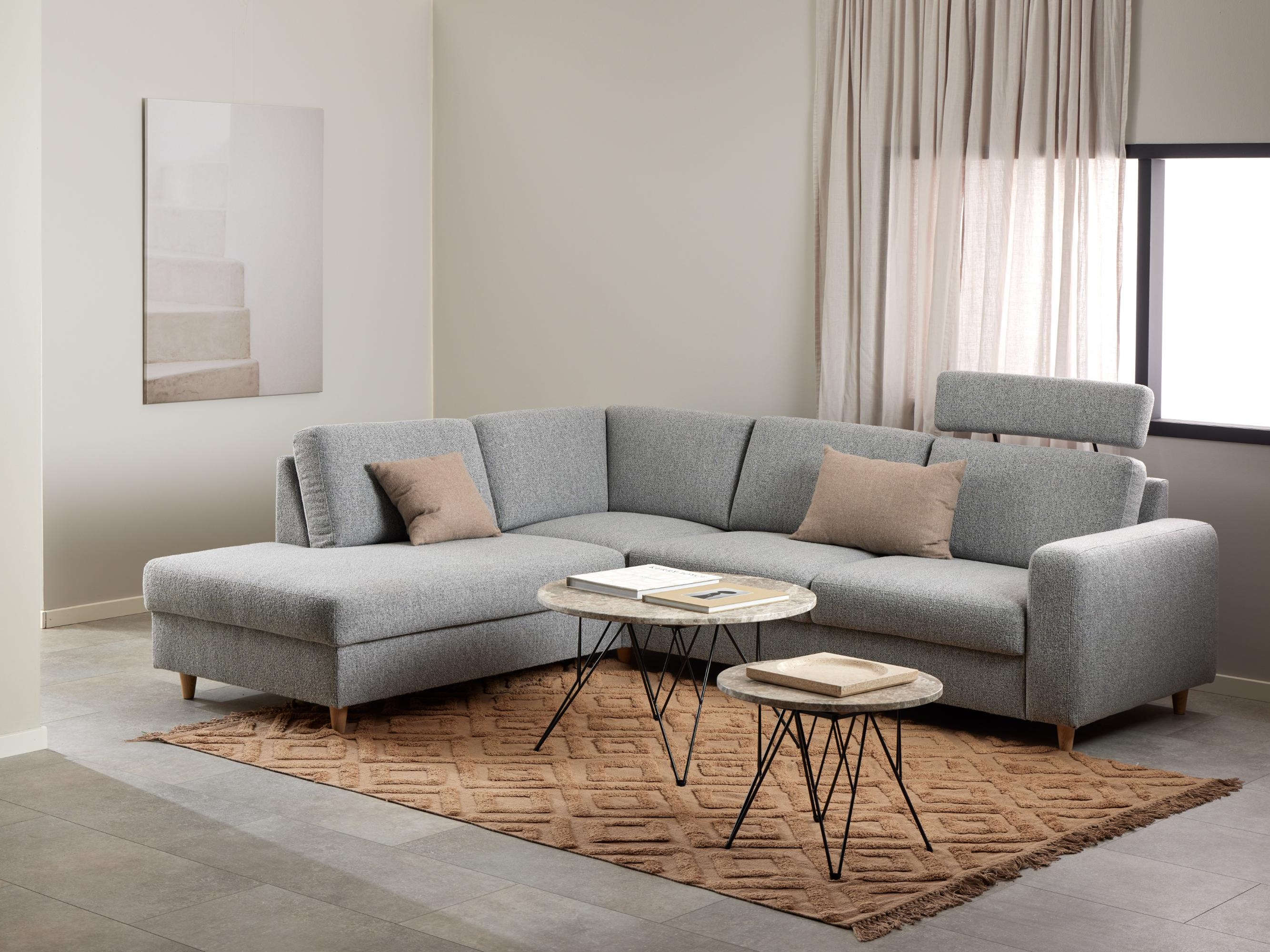 Table basse Norsica 819 (Gris + Noir)