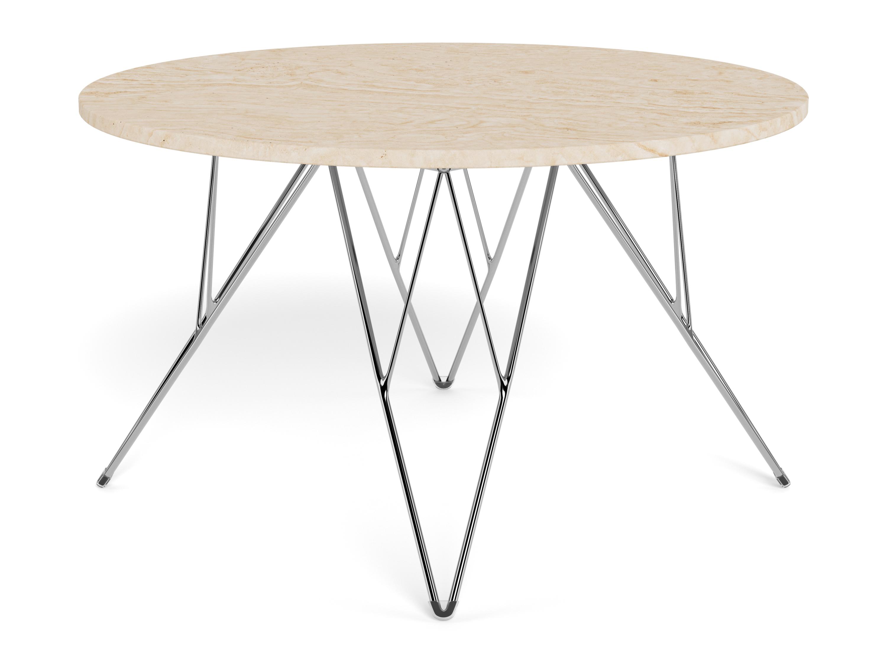 Table basse Norsica 820 (Beige + Argent)