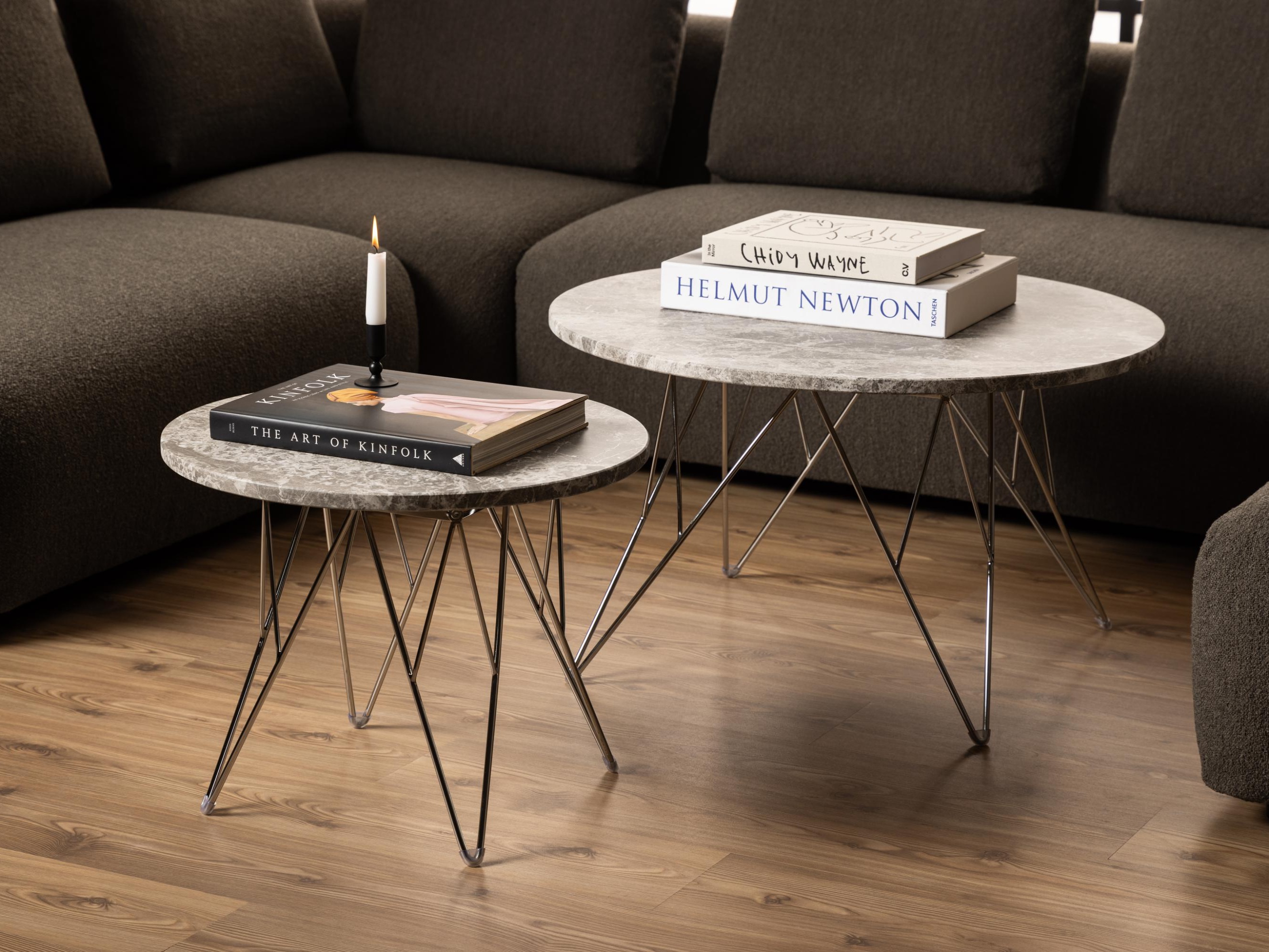 Table basse Norsica 820 (Gris + Argent)