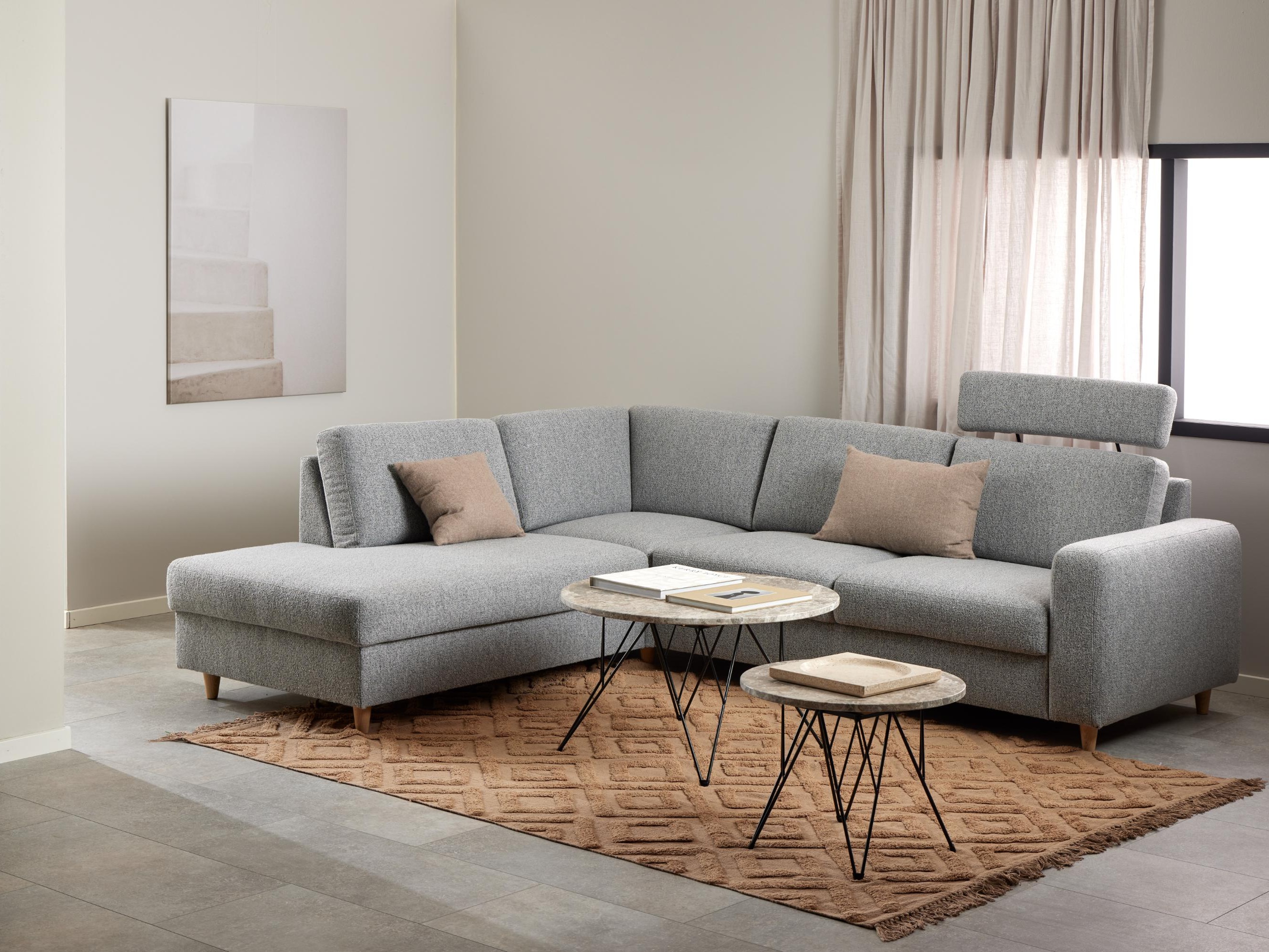 Table basse Norsica 820 (Gris + Noir)