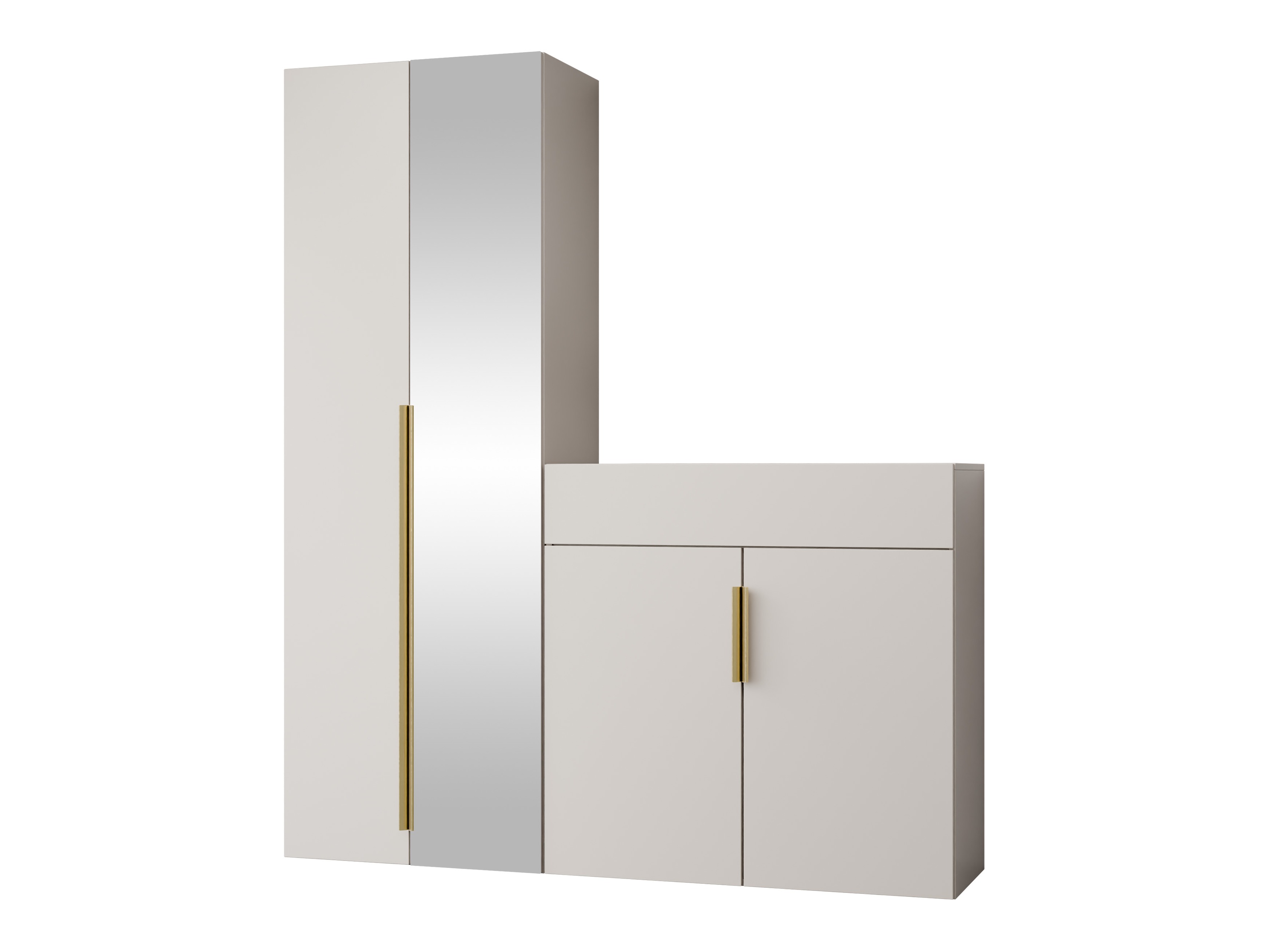Meuble d'entrée Comfivo Auditor II (Beige)