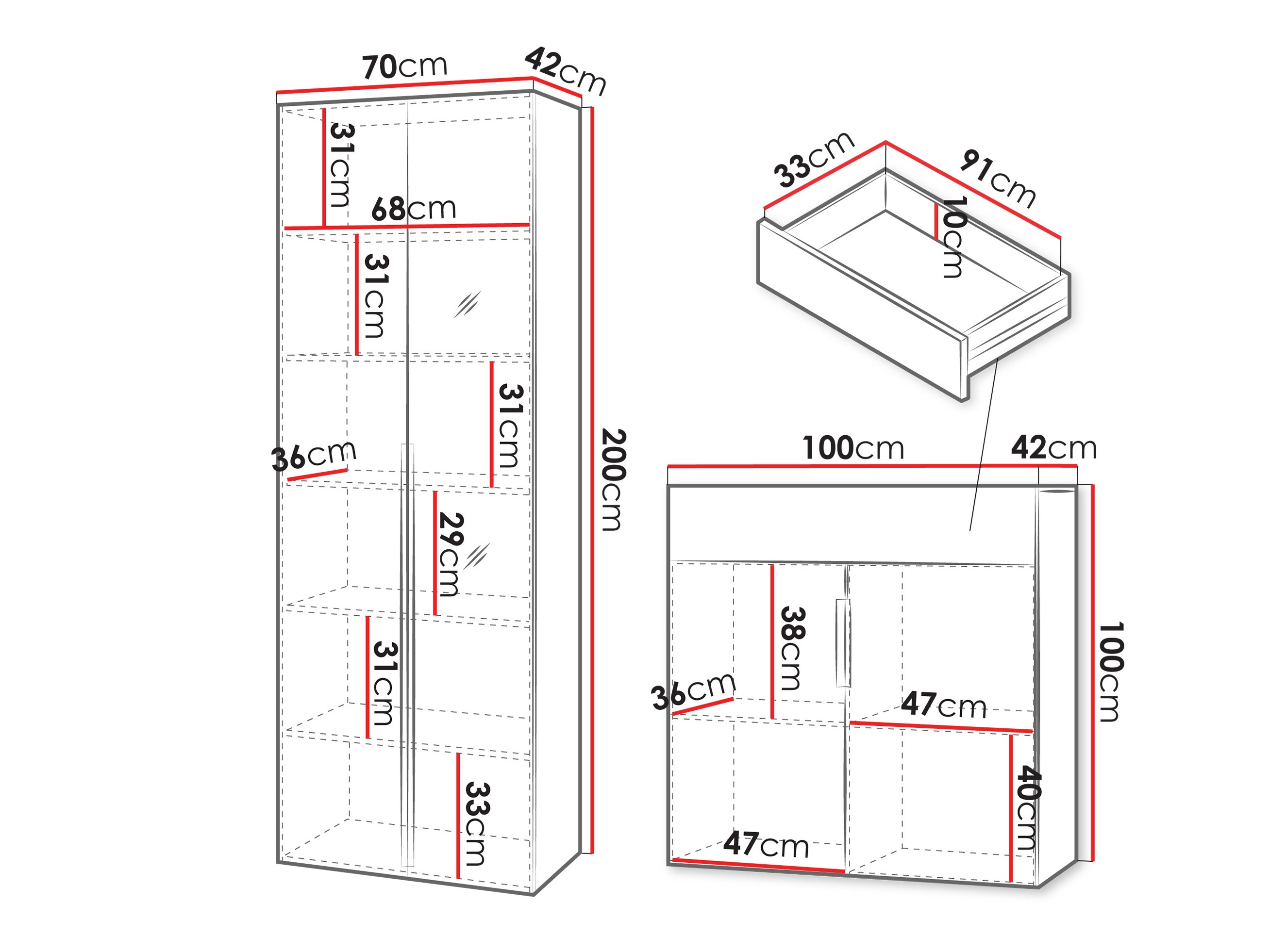 Meuble d'entrée Comfivo Magister II