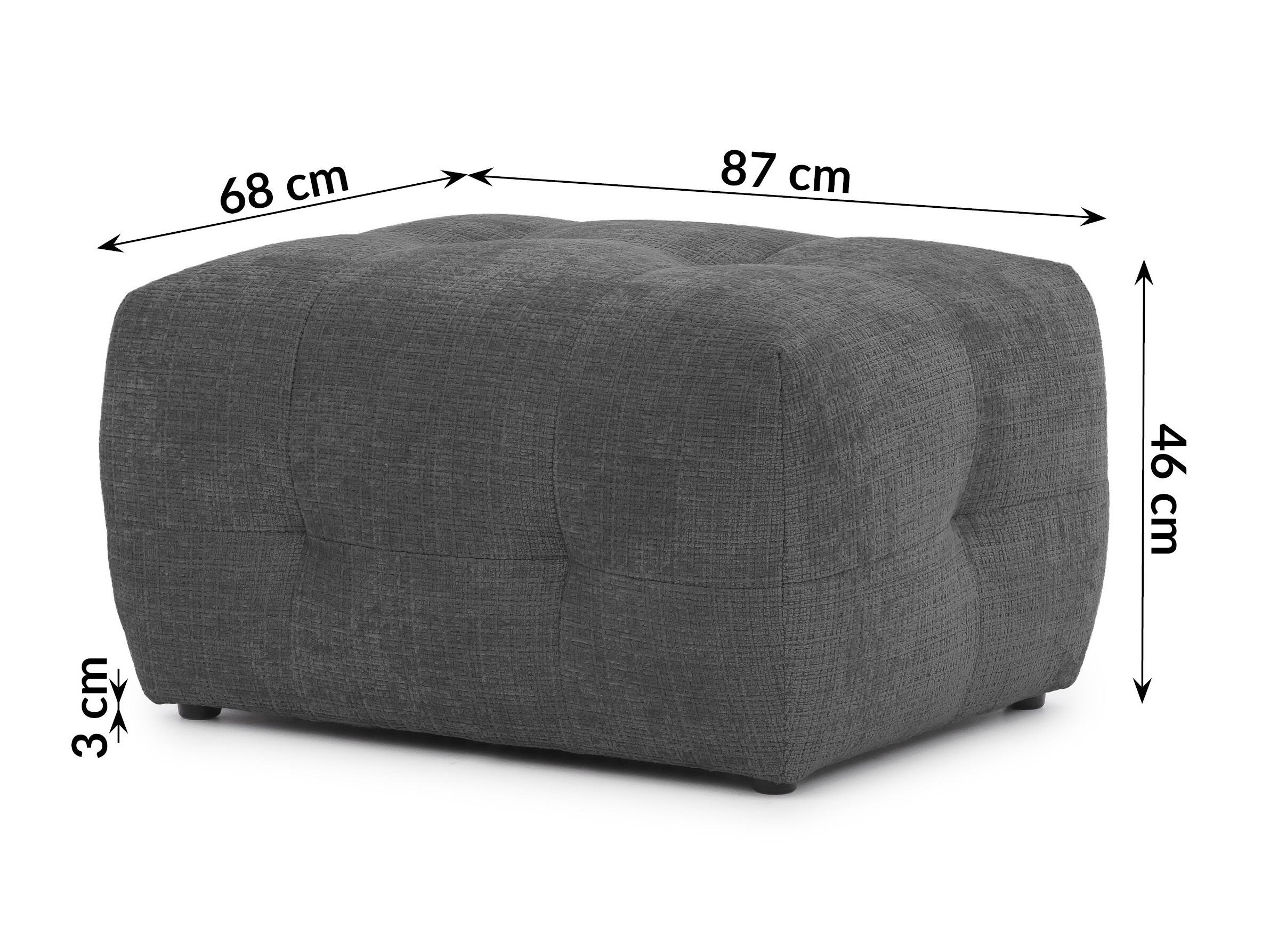 Pouf Rocklin 177 (Cremona 95)