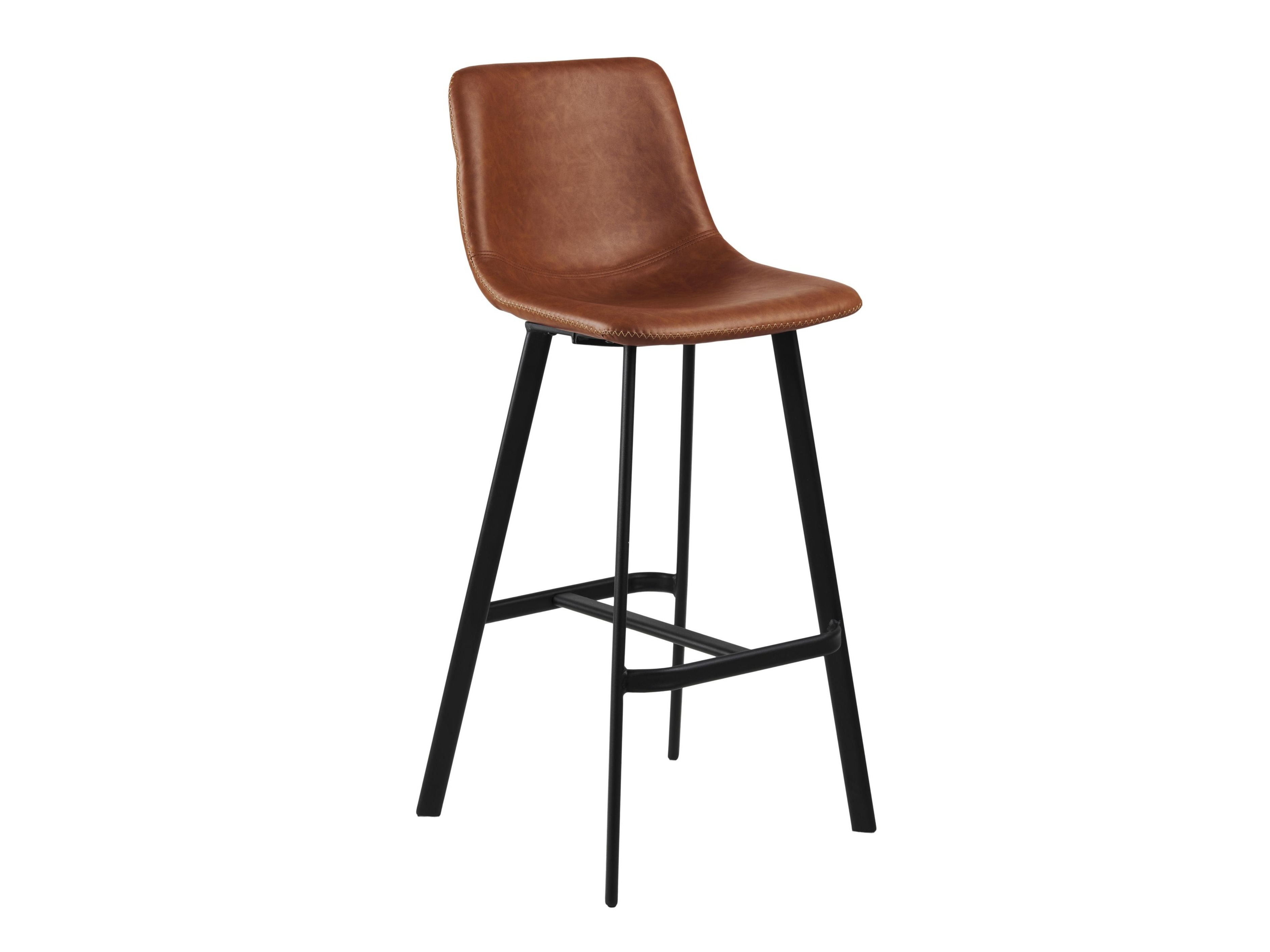 Chaise de bar Norsica 444 (Noir + Marron)