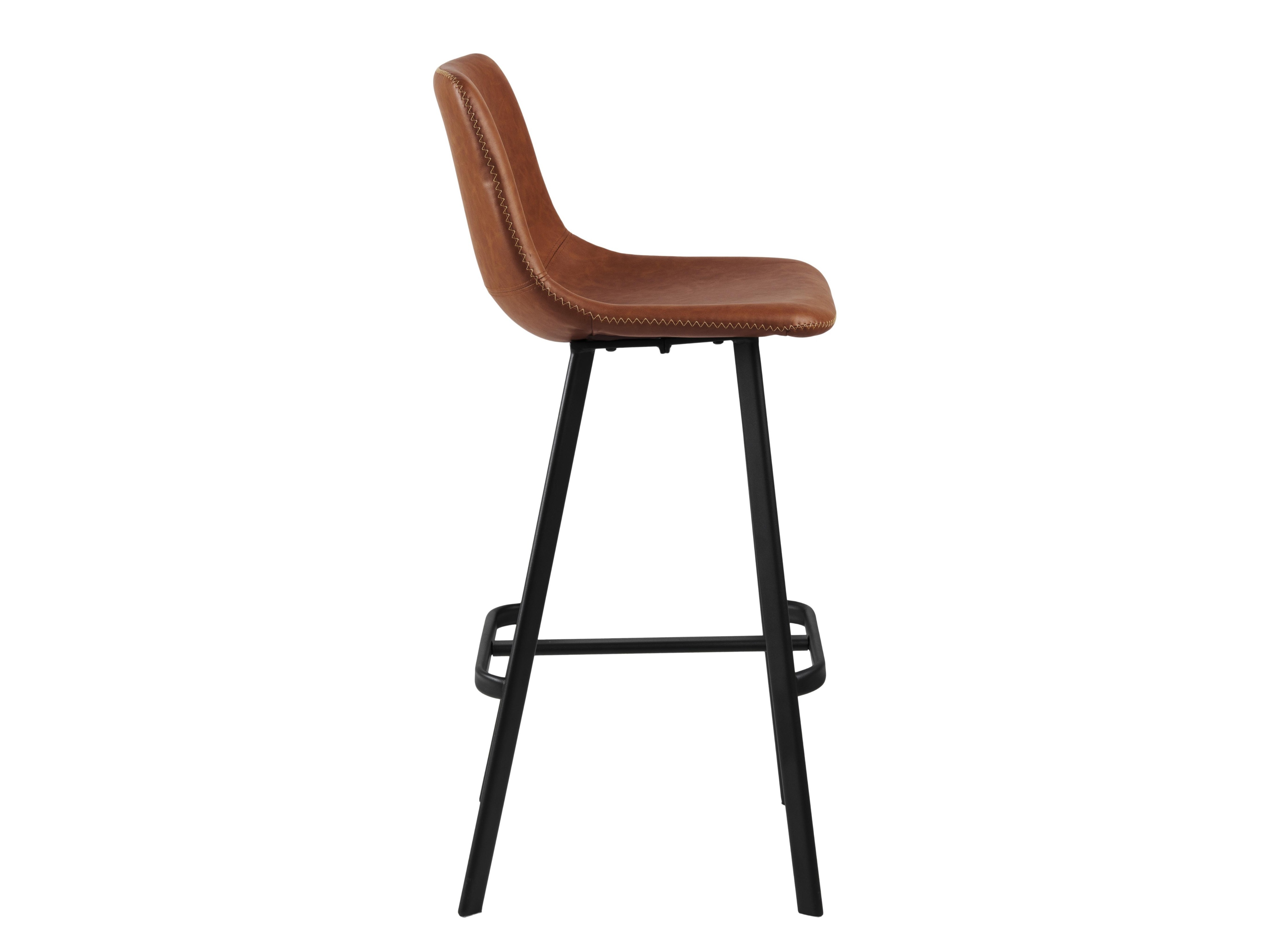 Chaise de bar Norsica 444 (Noir + Marron)