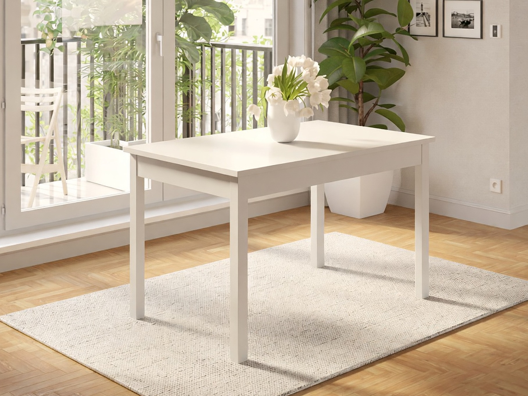 Table Bristol 220 (Blanc)