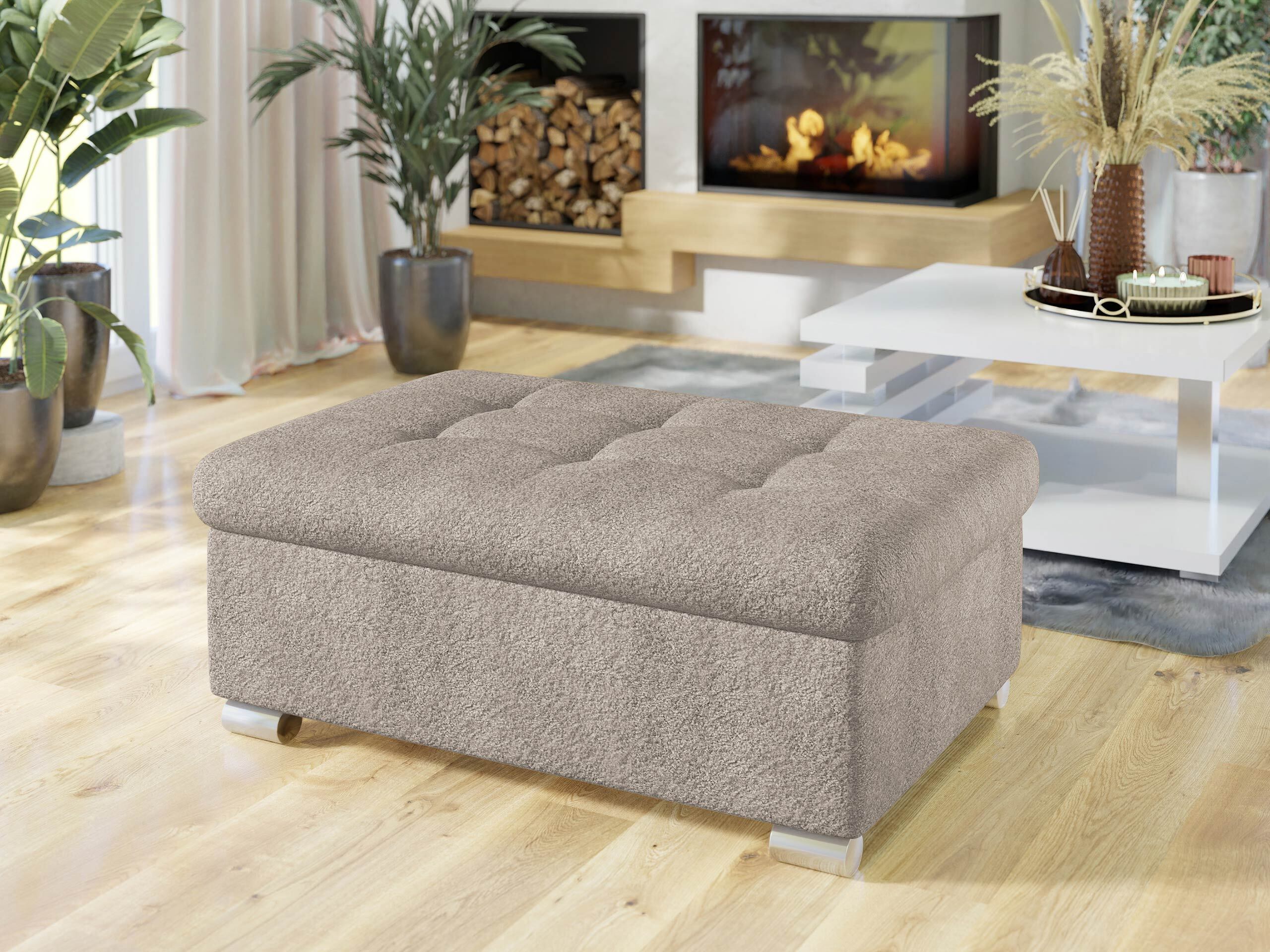 Banc rembourré Comfivo Gemma I (Coral 50)