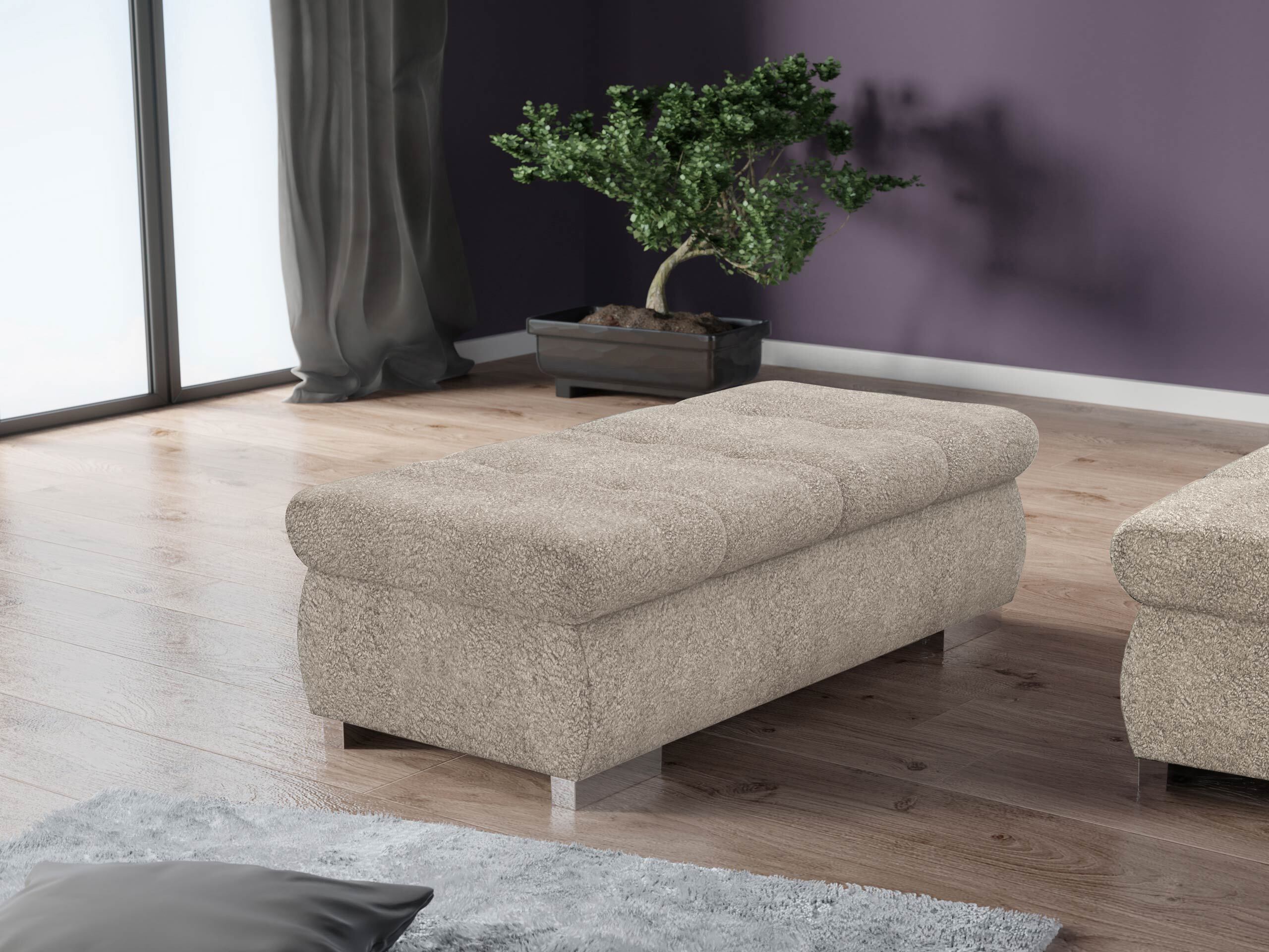 Banc rembourré Comfivo Nitor I (Coral 50)