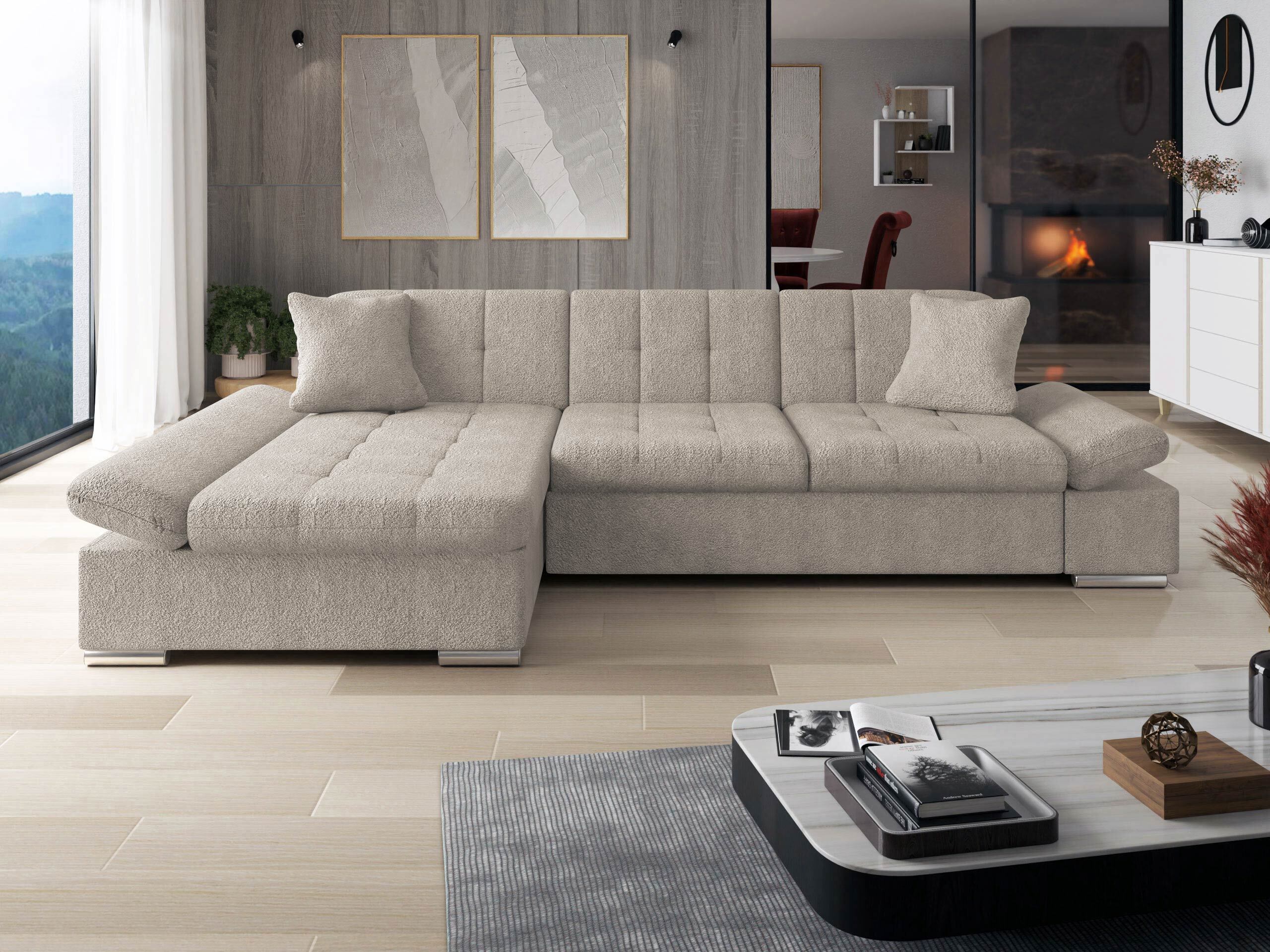 Canapé d'angle Comfivo Serenitas (Coral 50)