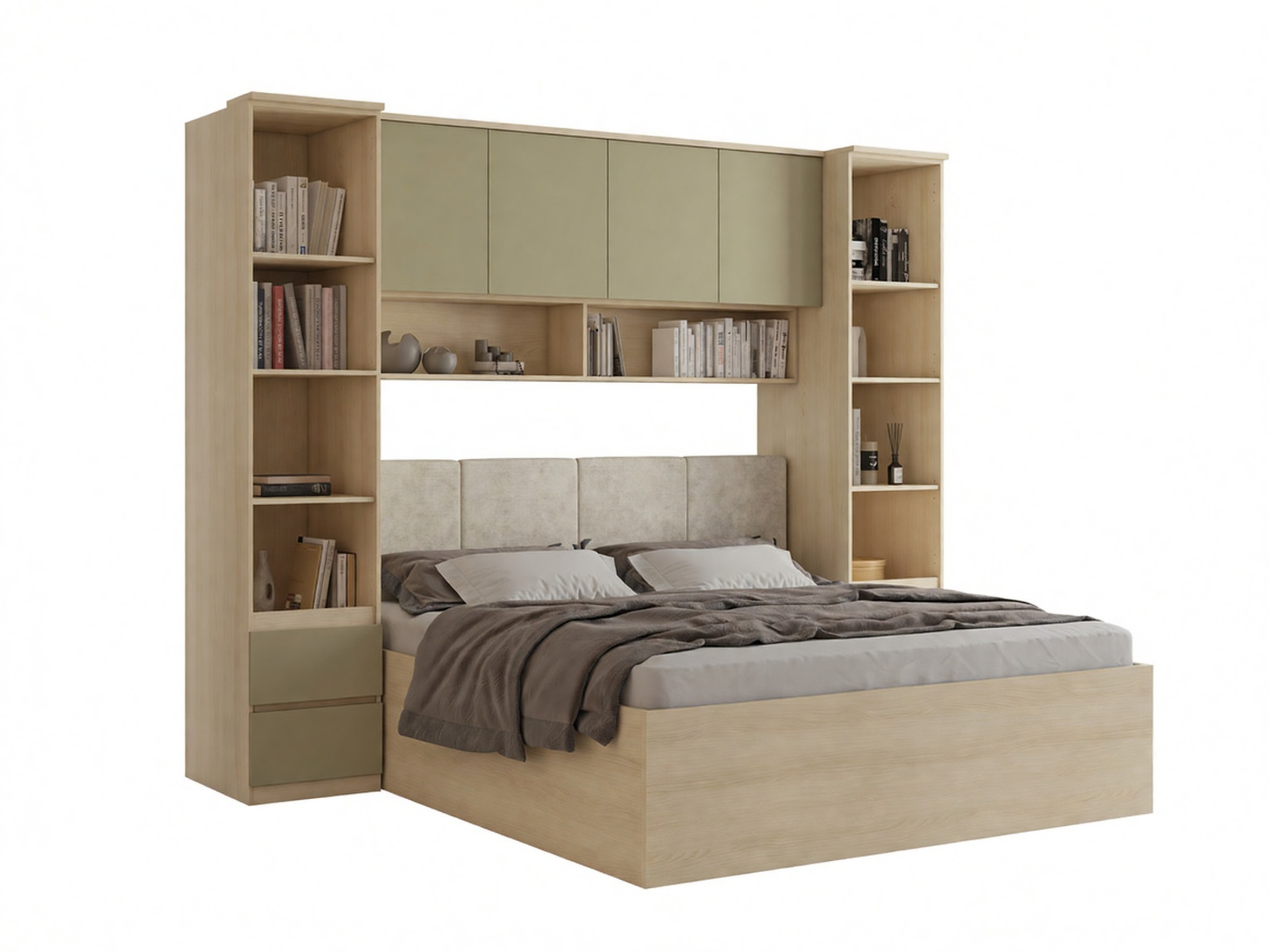 Ensemble de chambre Nolcala 124 (Chêne + Eucalyptus)