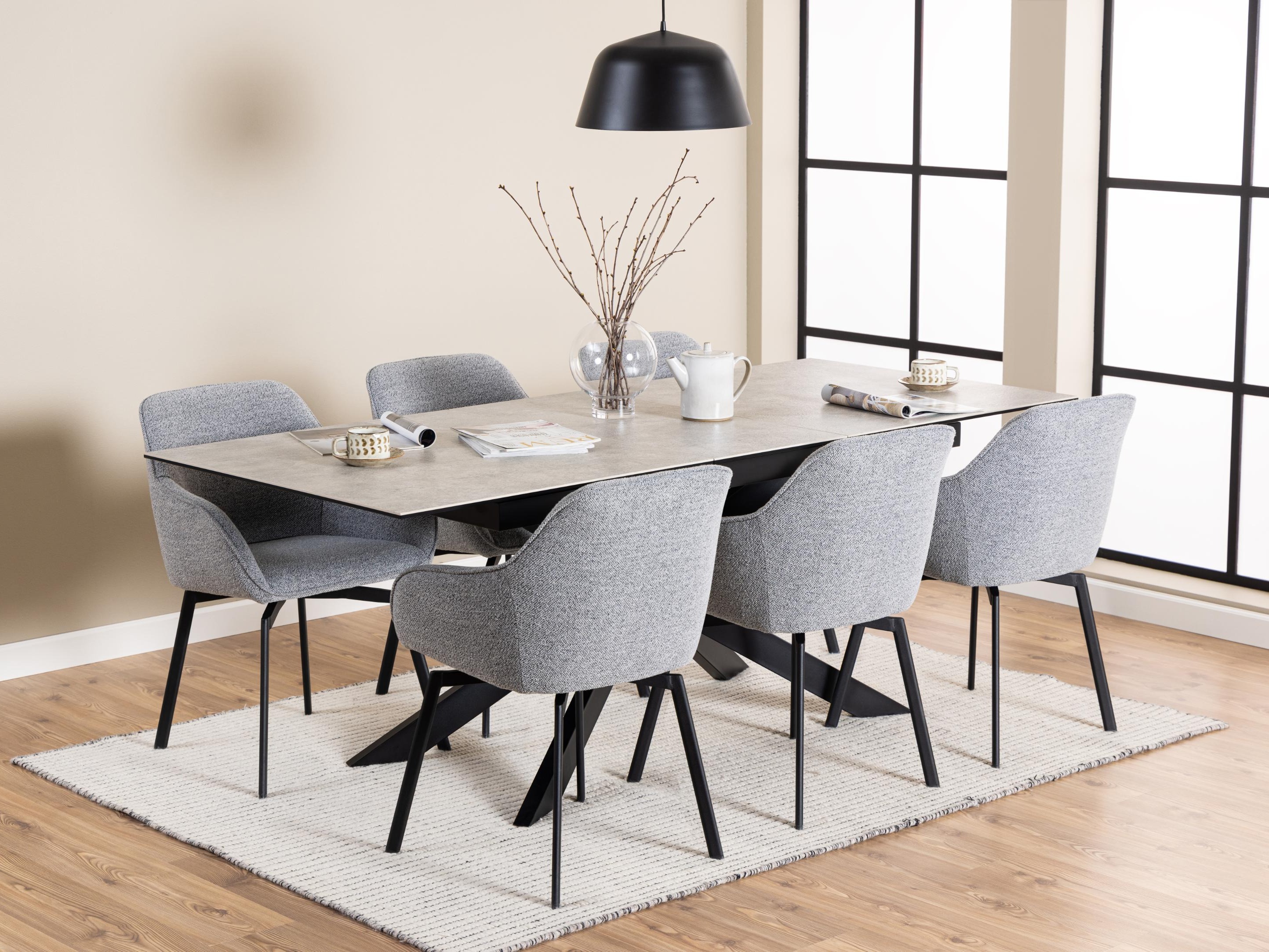 Table Norsica 685 (Gris + Noir)