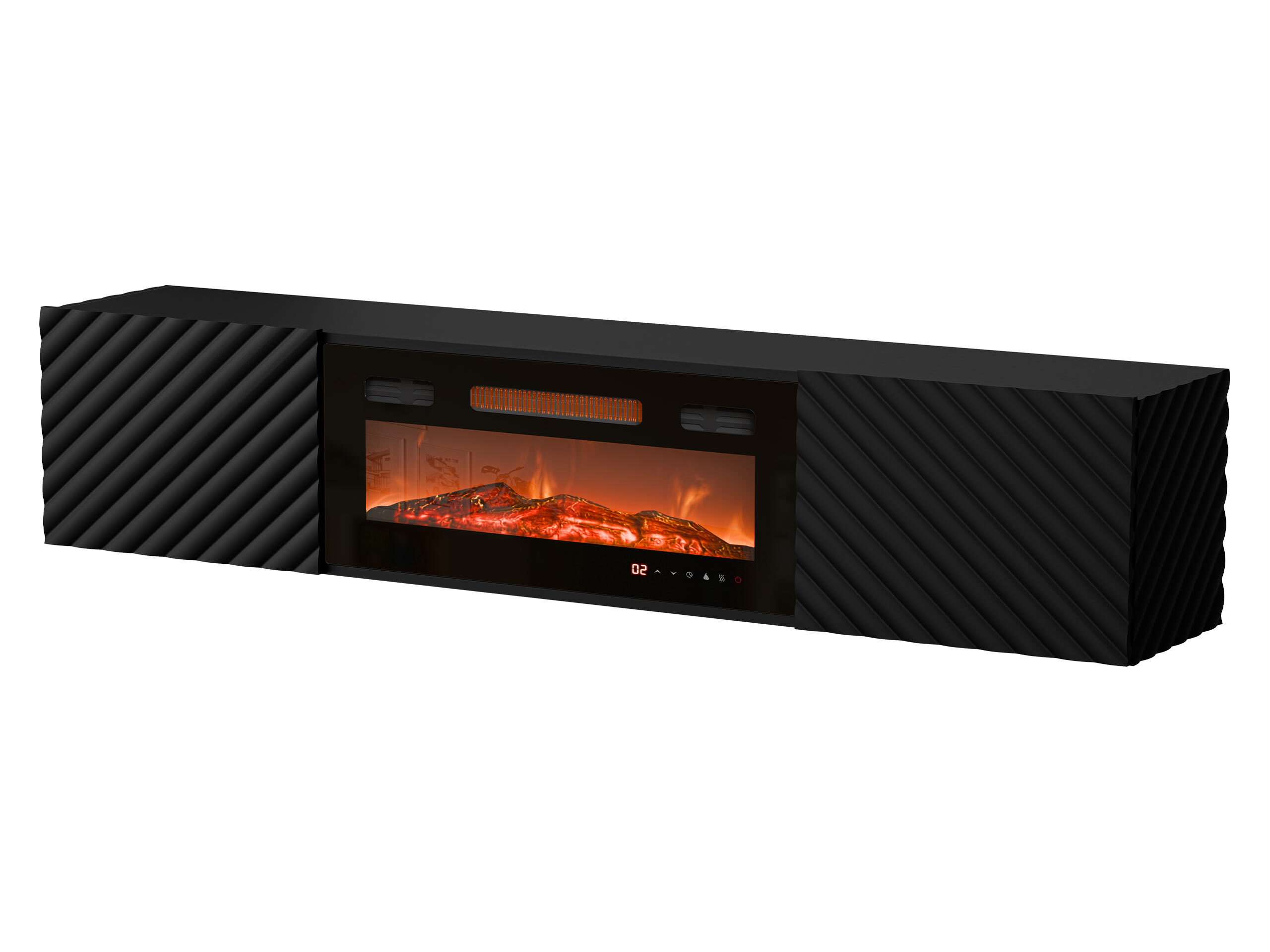 Meuble TV Charlotte 207 (Noir)