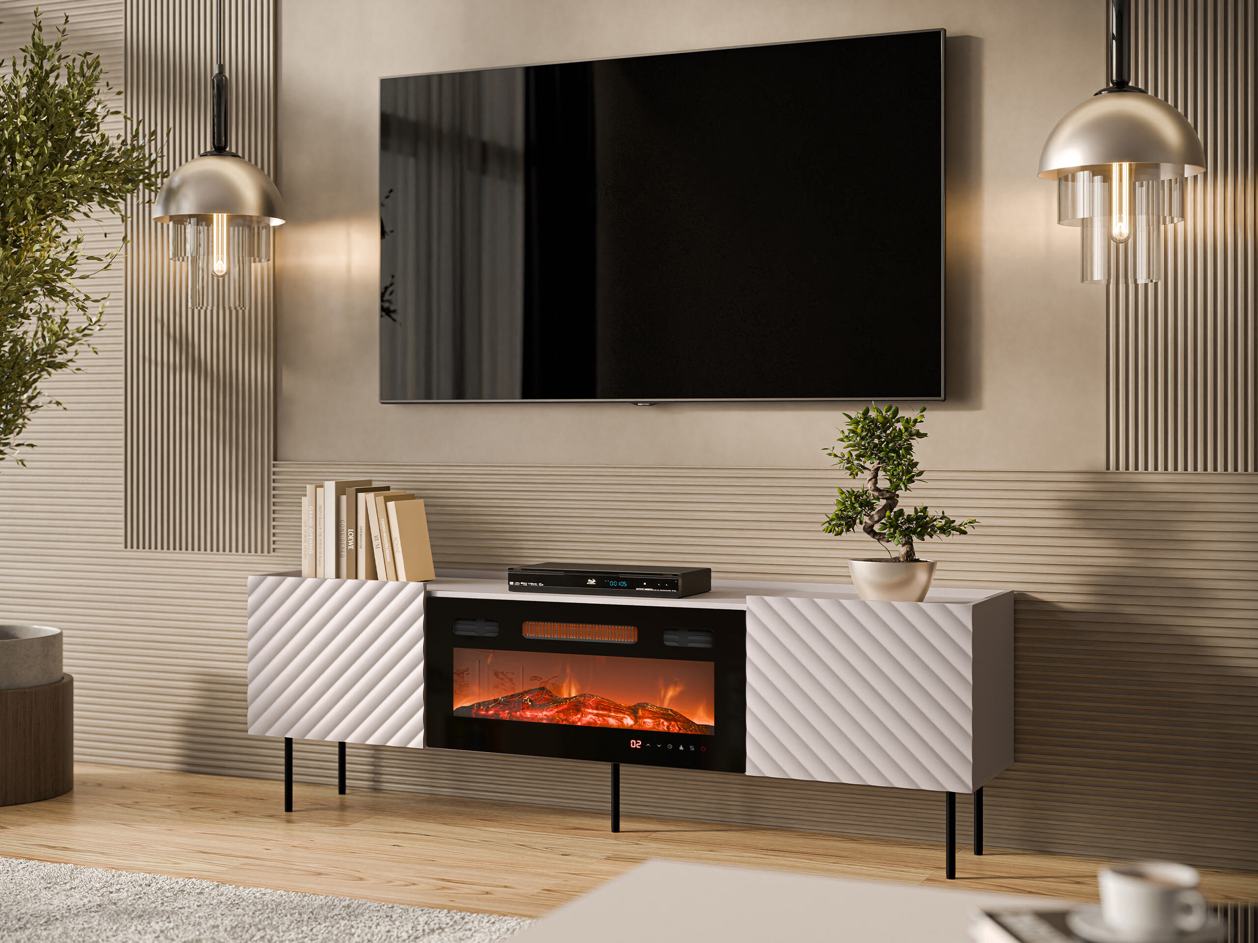 Meuble TV Sillen III (Cachemire)