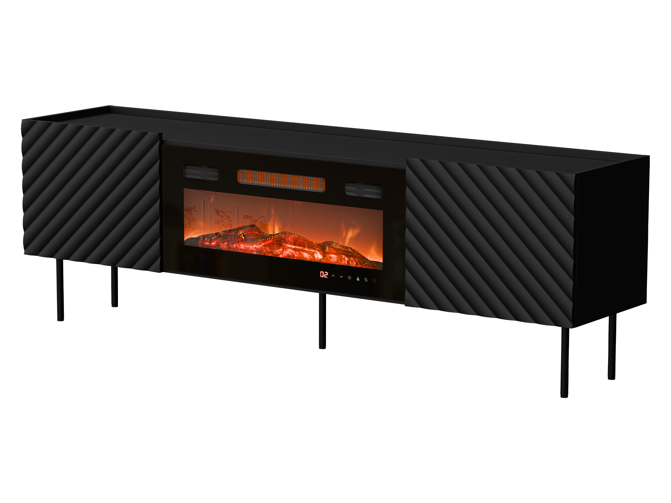 Meuble TV Sillen III (Noir)