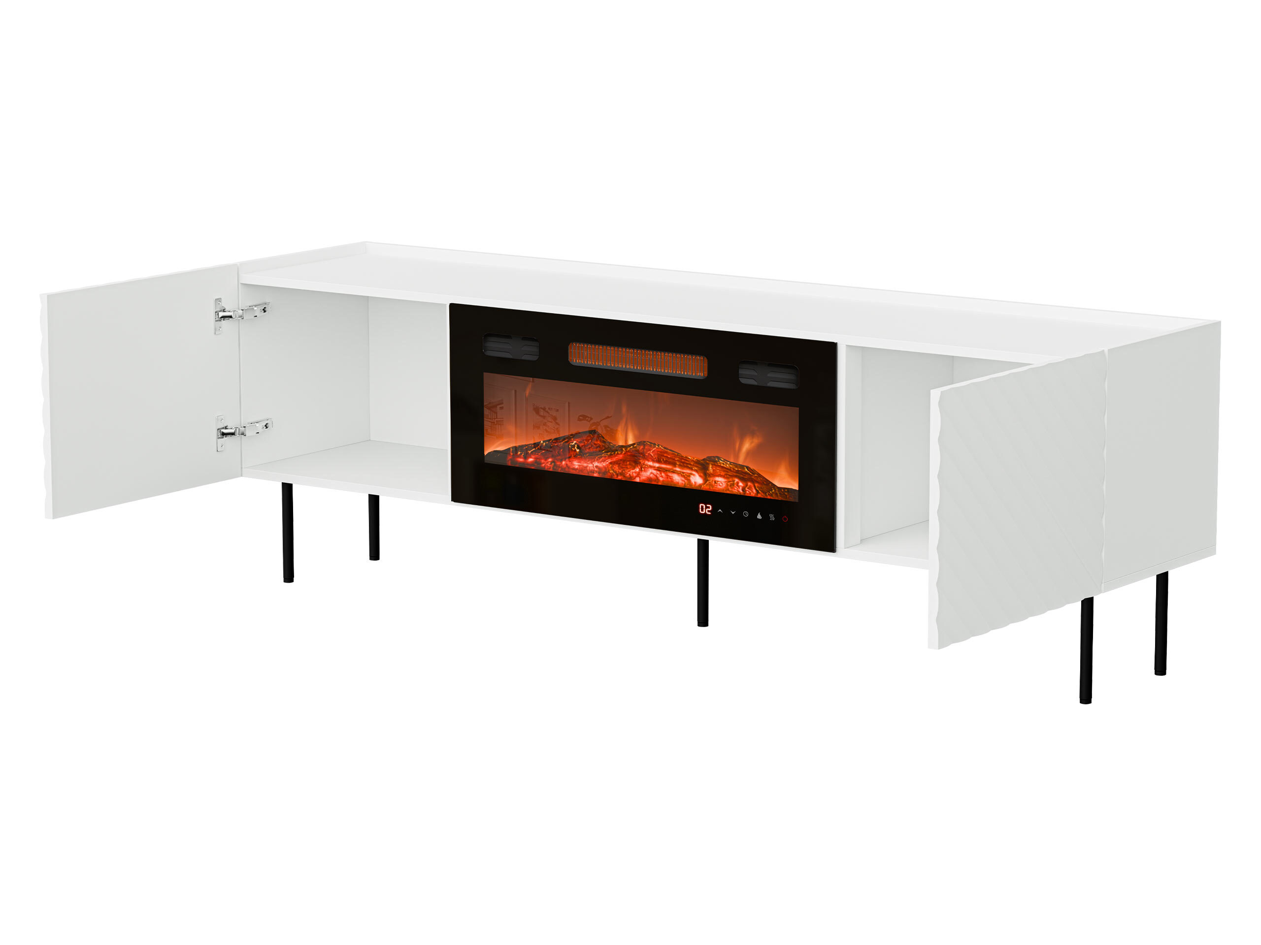 Meuble TV Sillen III (Noir)