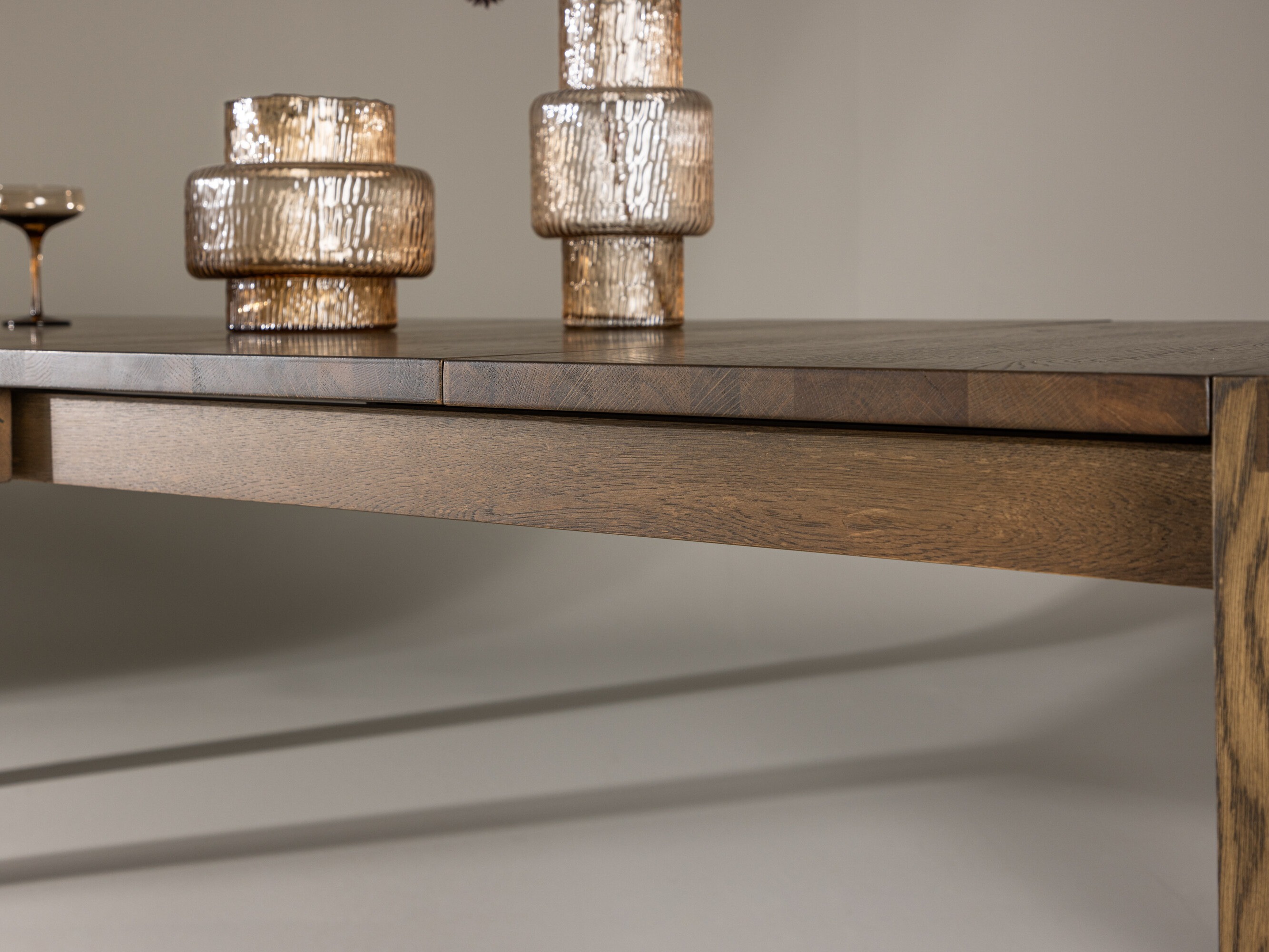 Table Dallas 120 (Chêne foncé)