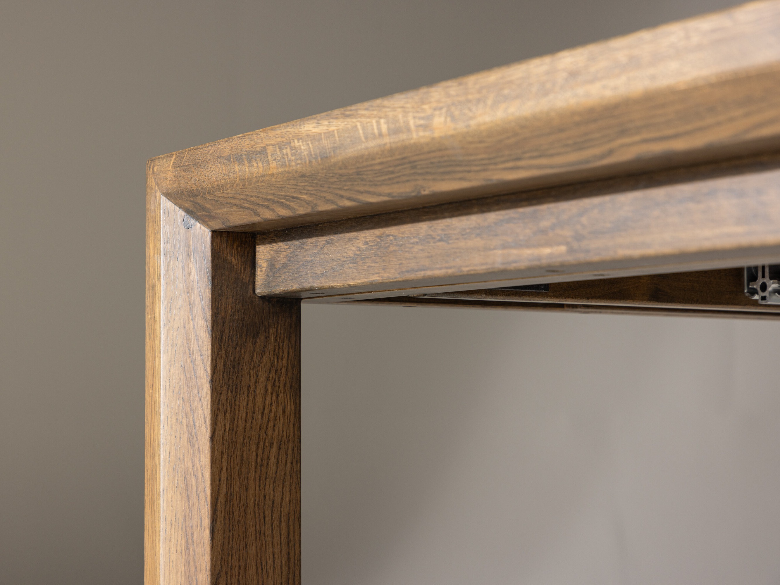Table Dallas 120 (Chêne foncé)