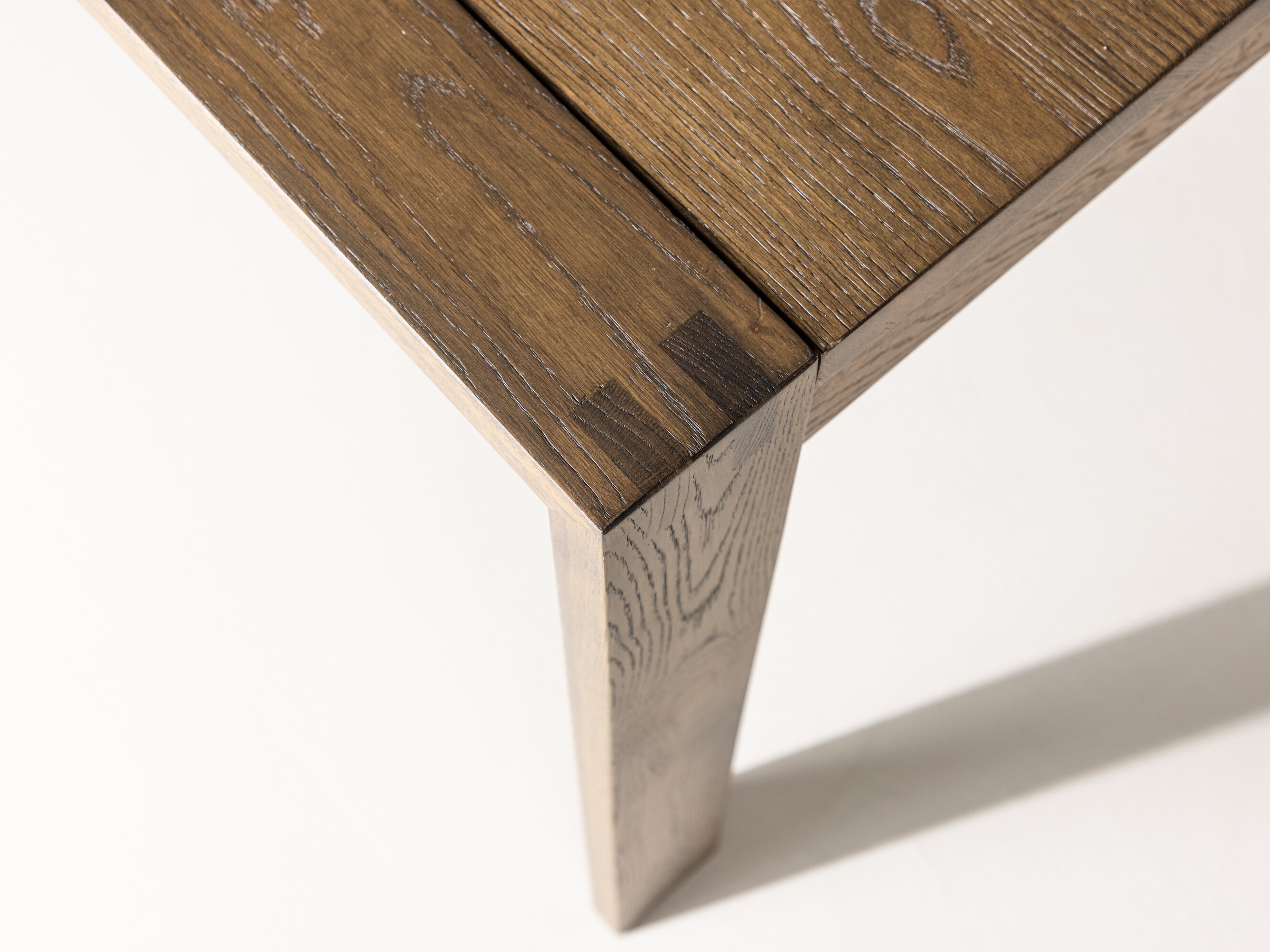 Table Dallas 120 (Chêne foncé)