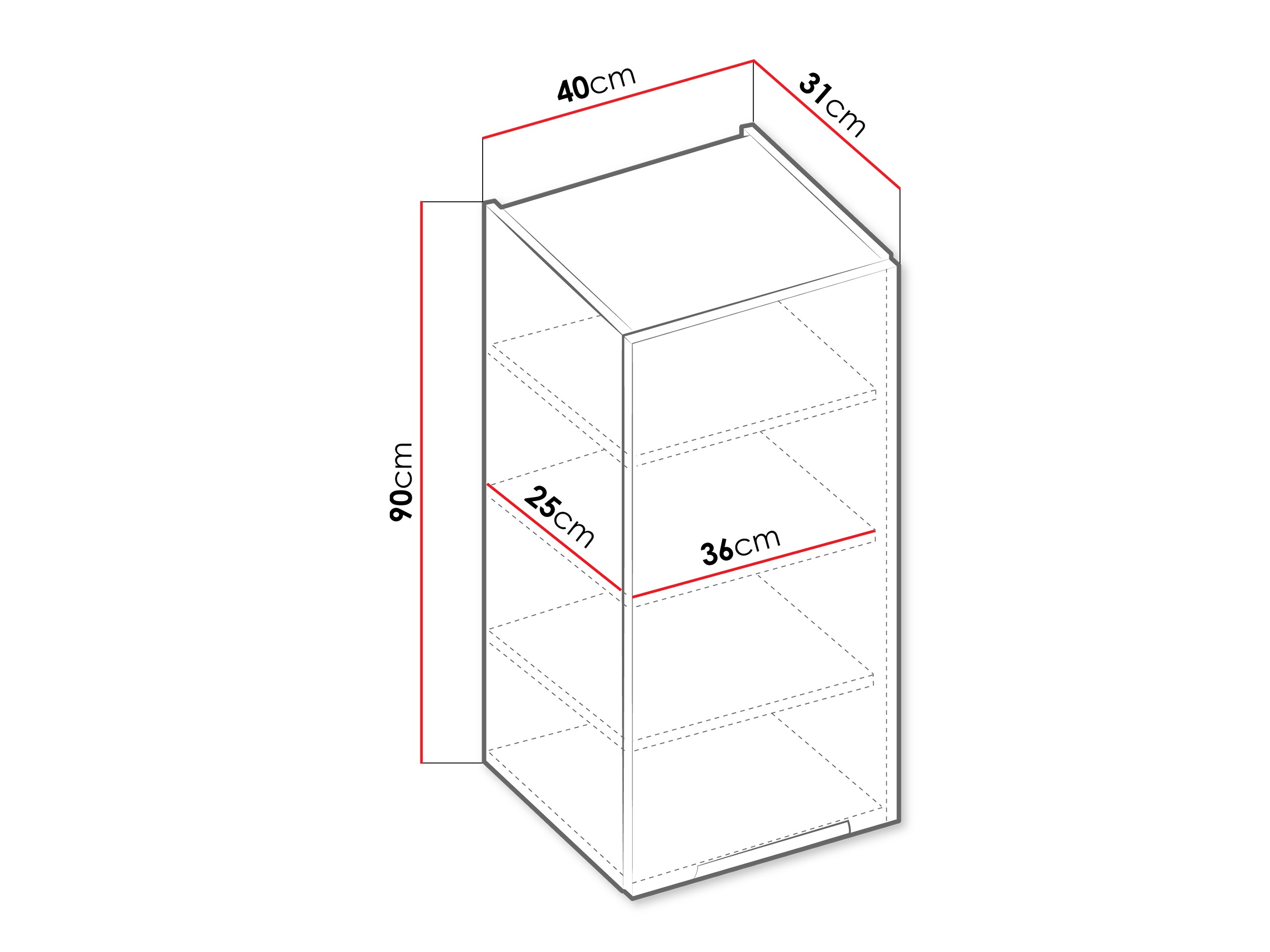 Armoire murale modulaire Sole 118