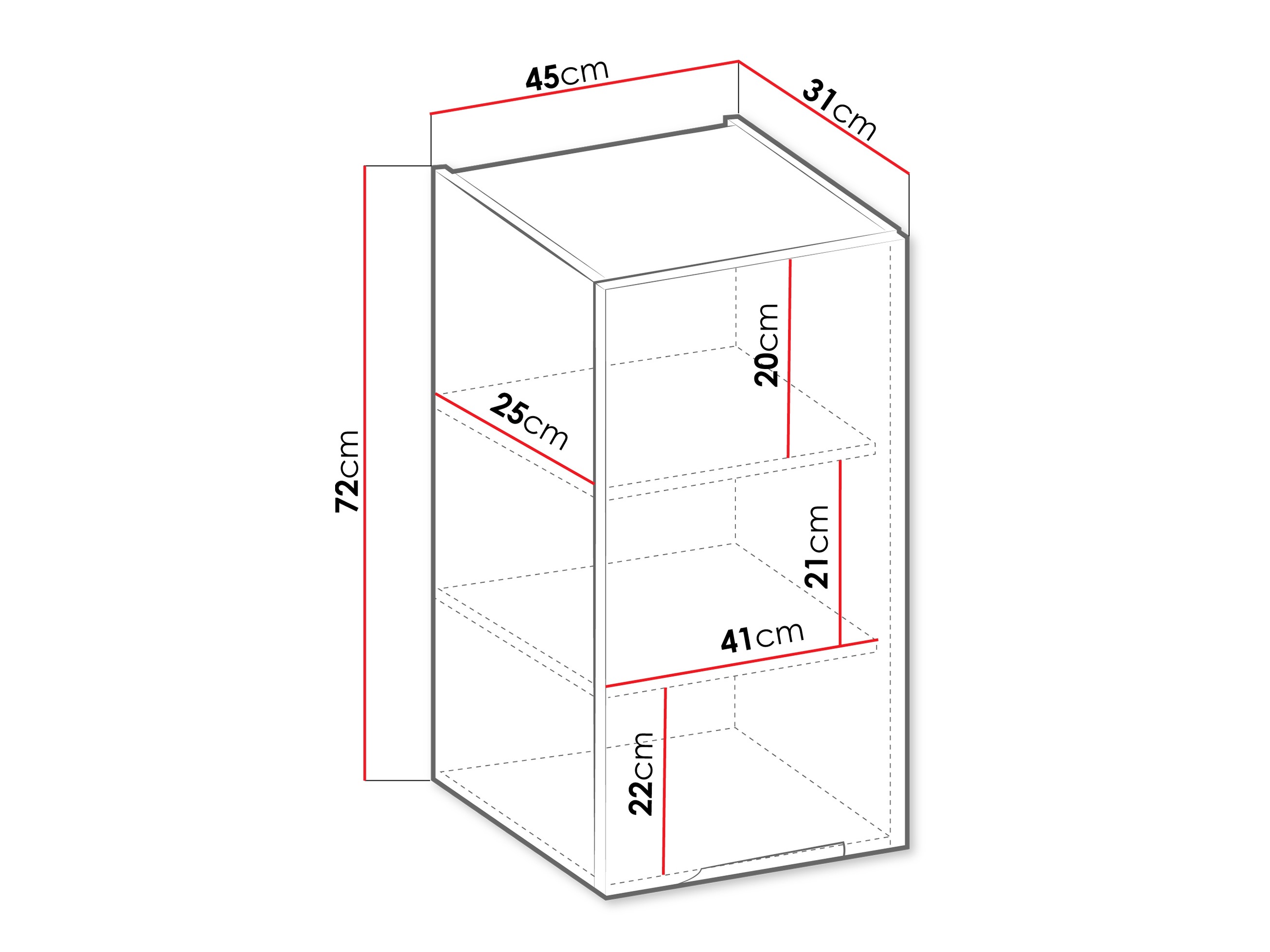 Armoire murale modulaire Sole 119
