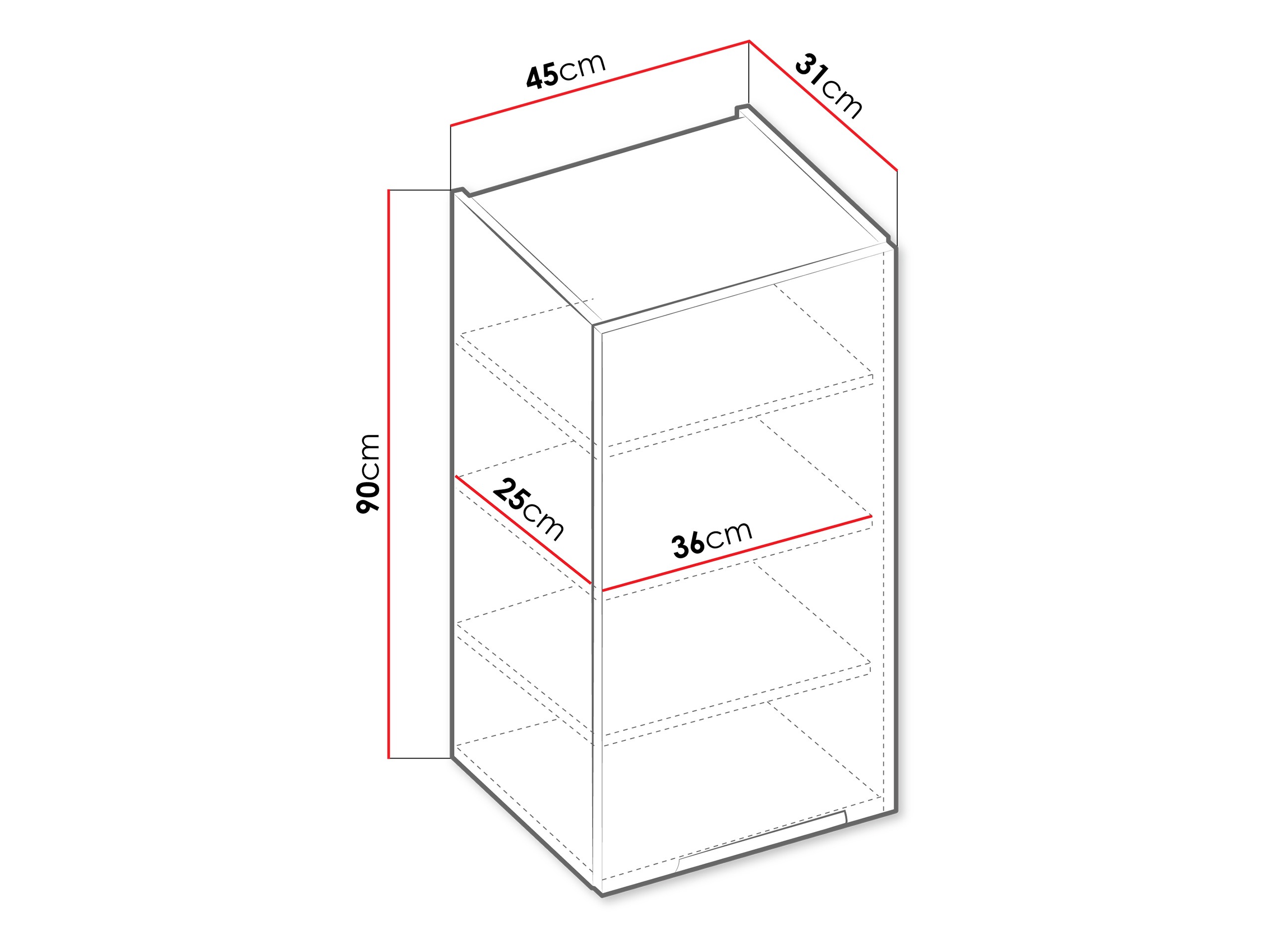 Armoire murale modulaire Sole 120