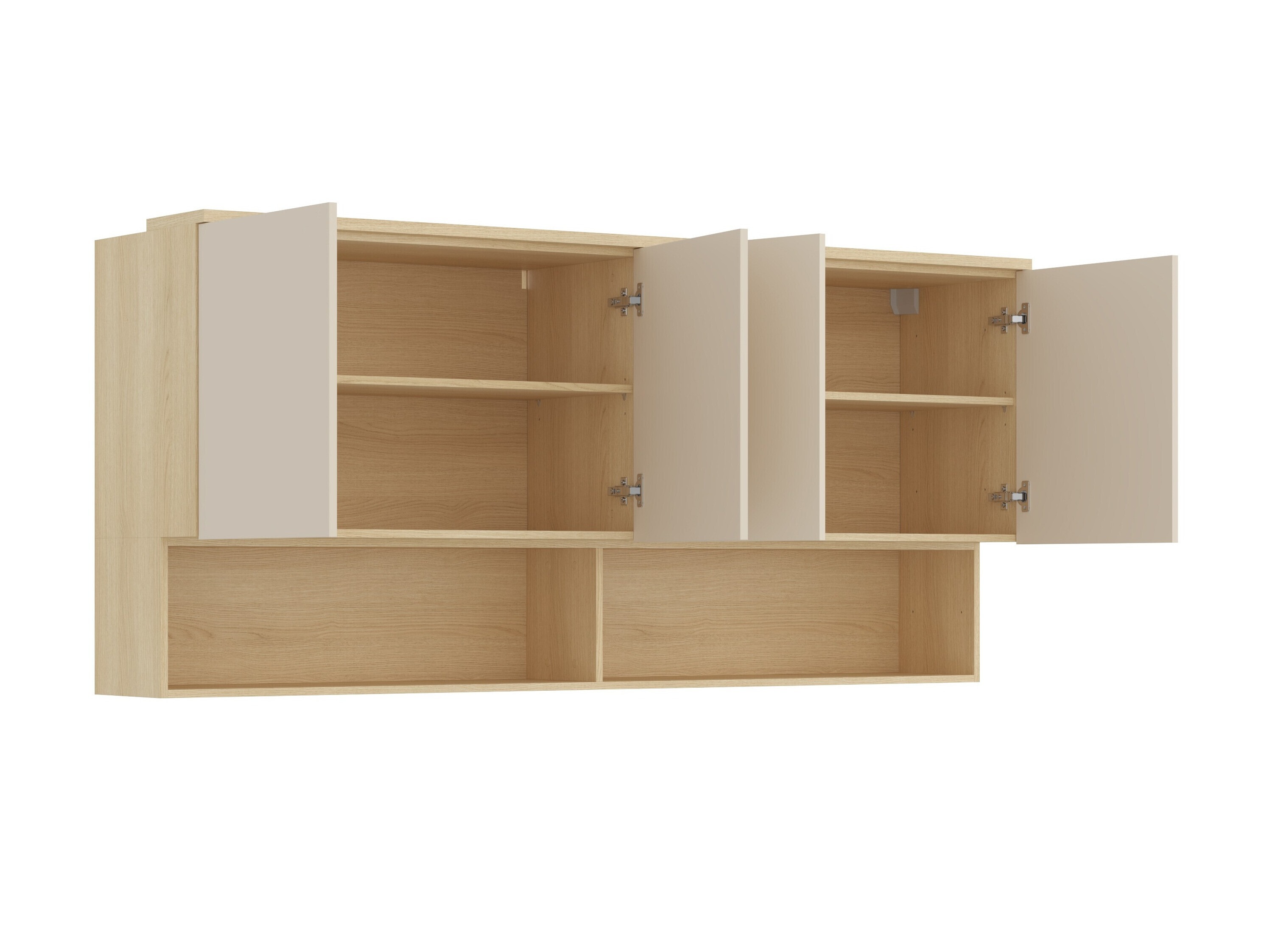 Ensemble de chambre Nolcala 125 (Chêne + Beige)