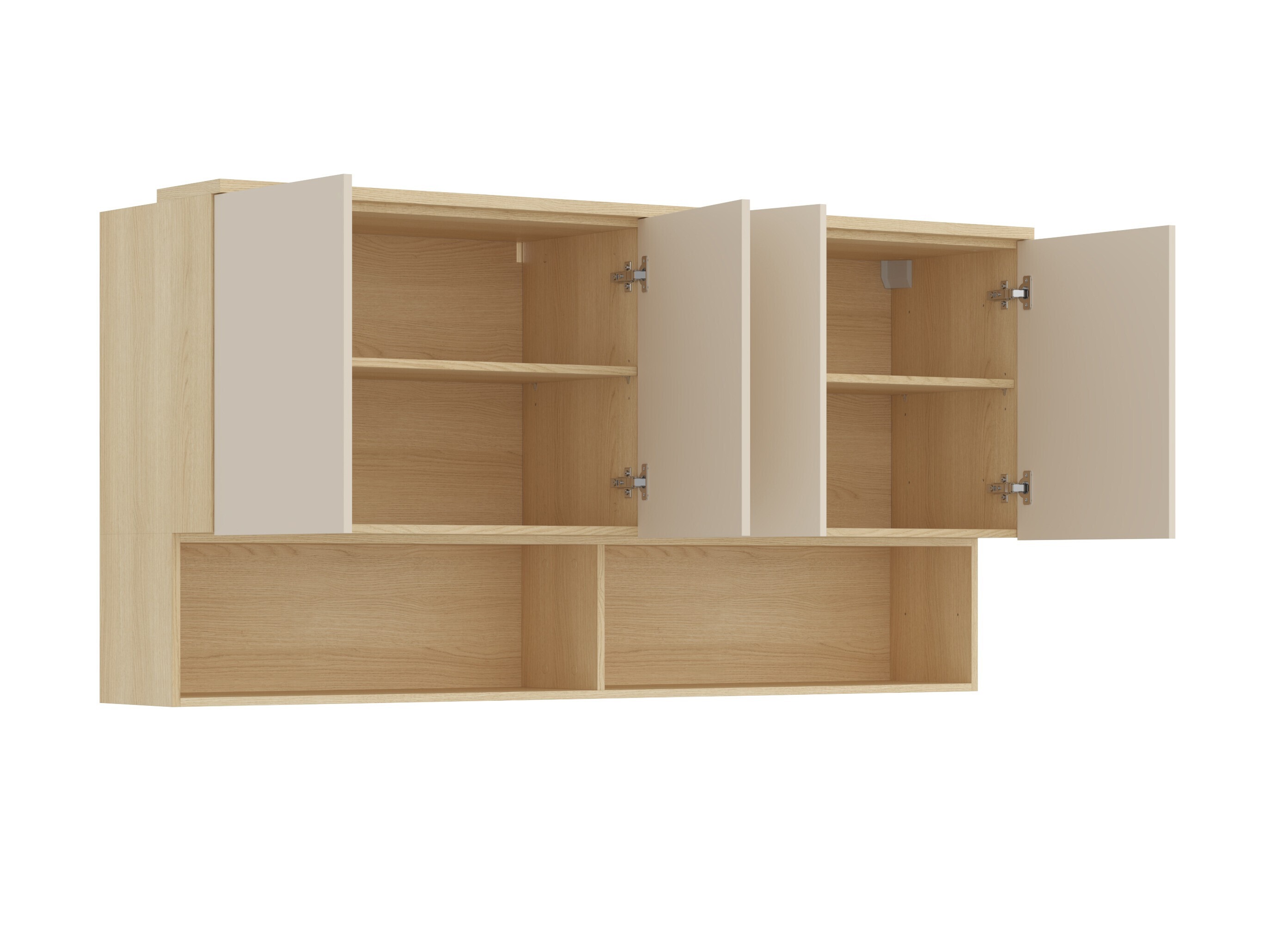 Ensemble de chambre Nolcala 126 (Chêne + Beige)