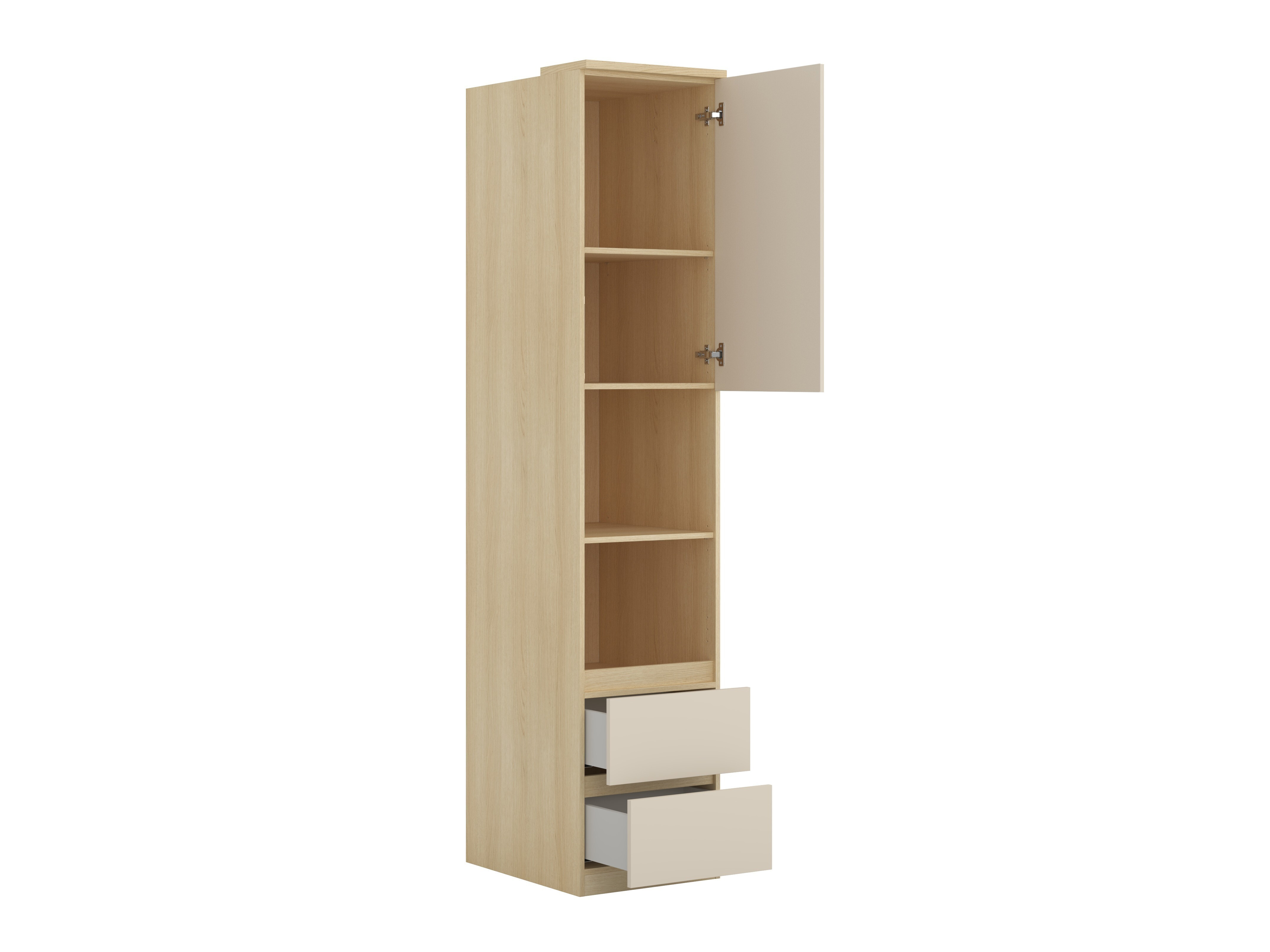 Ensemble de chambre Nolcala 126 (Chêne + Beige)