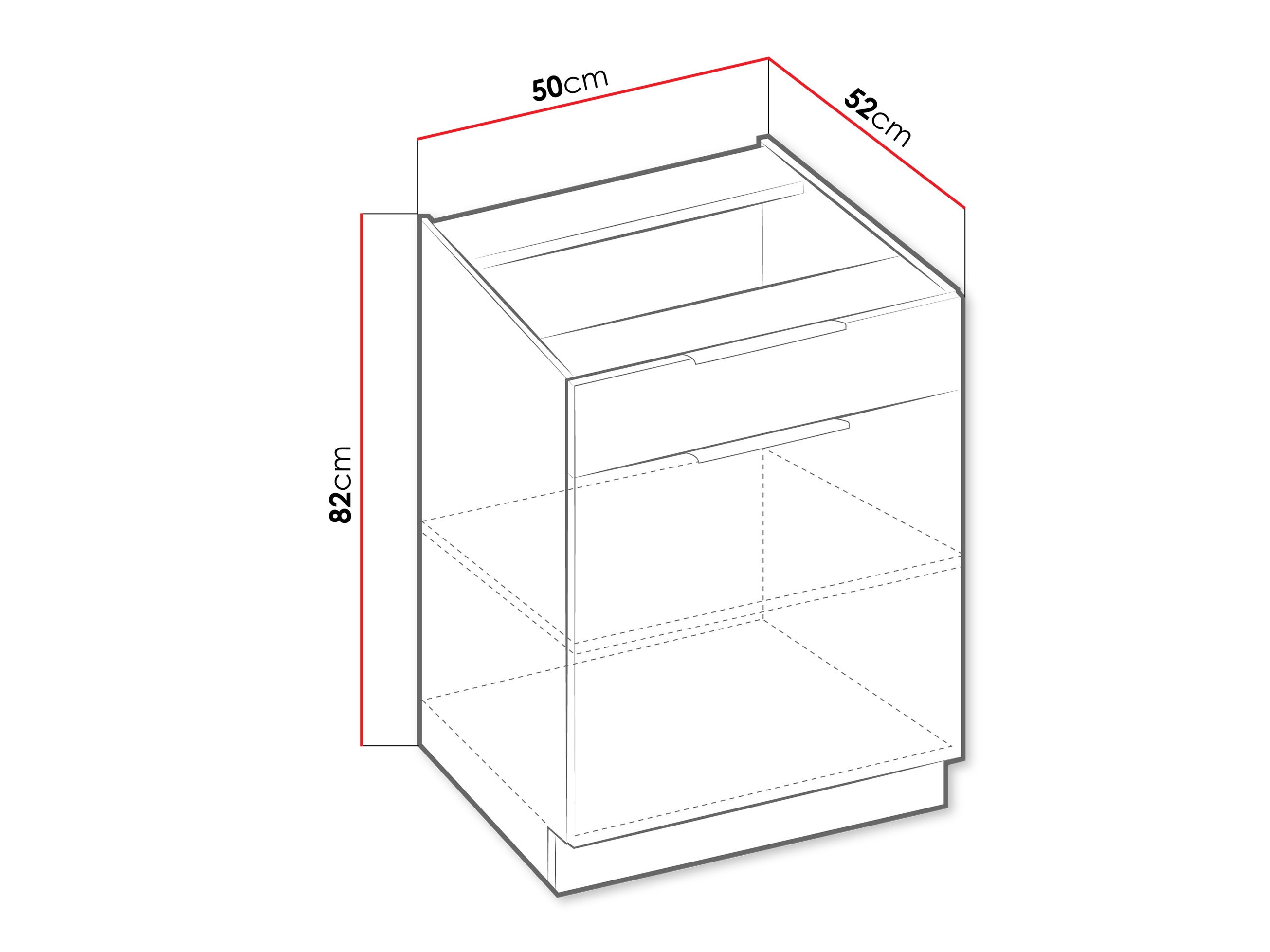 Armoire modulaire avec tiroirs et portes Sole 121