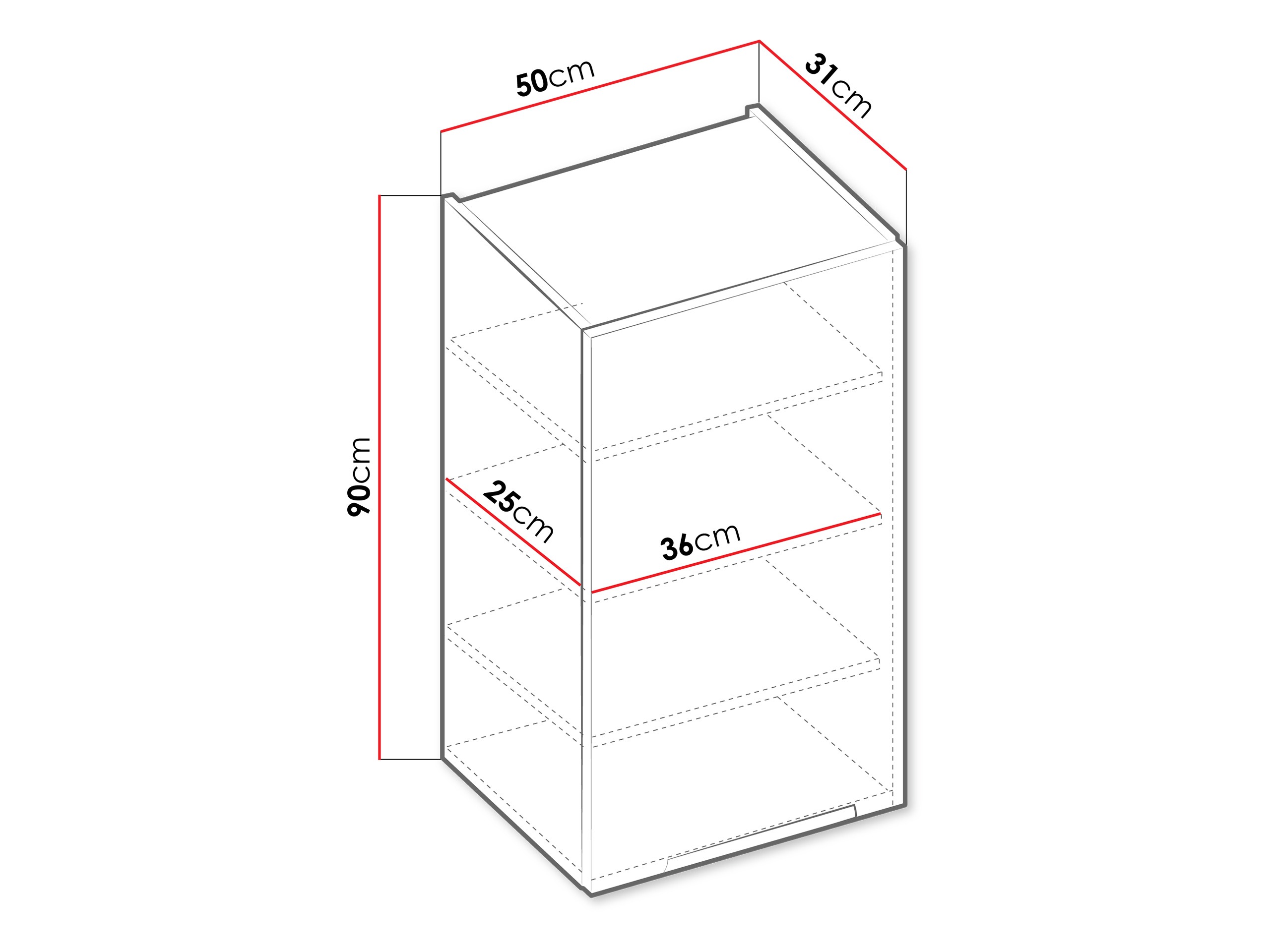 Armoire murale modulaire Sole 123