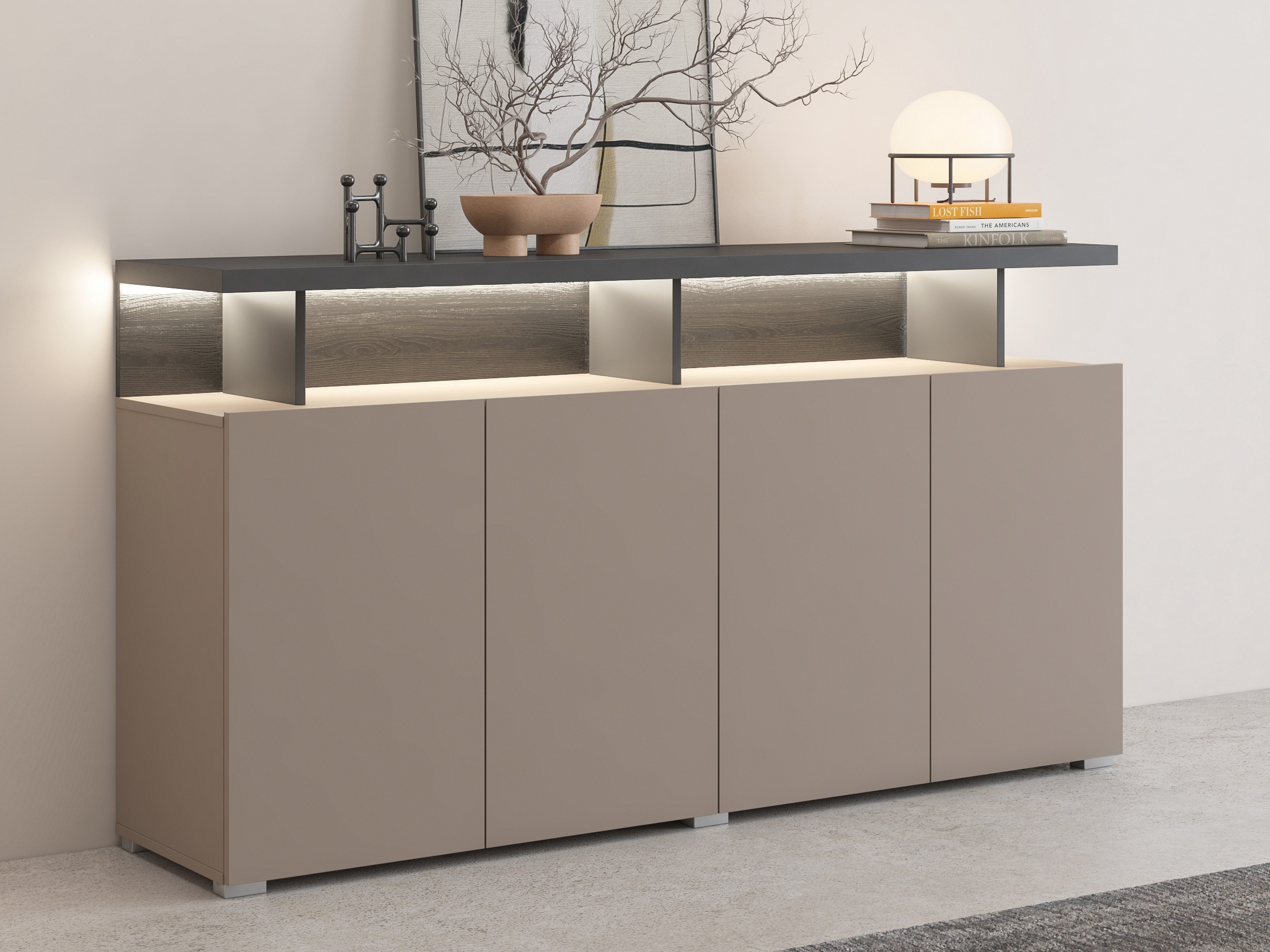 Buffet Virvele 100 (Congo + Anthracite)