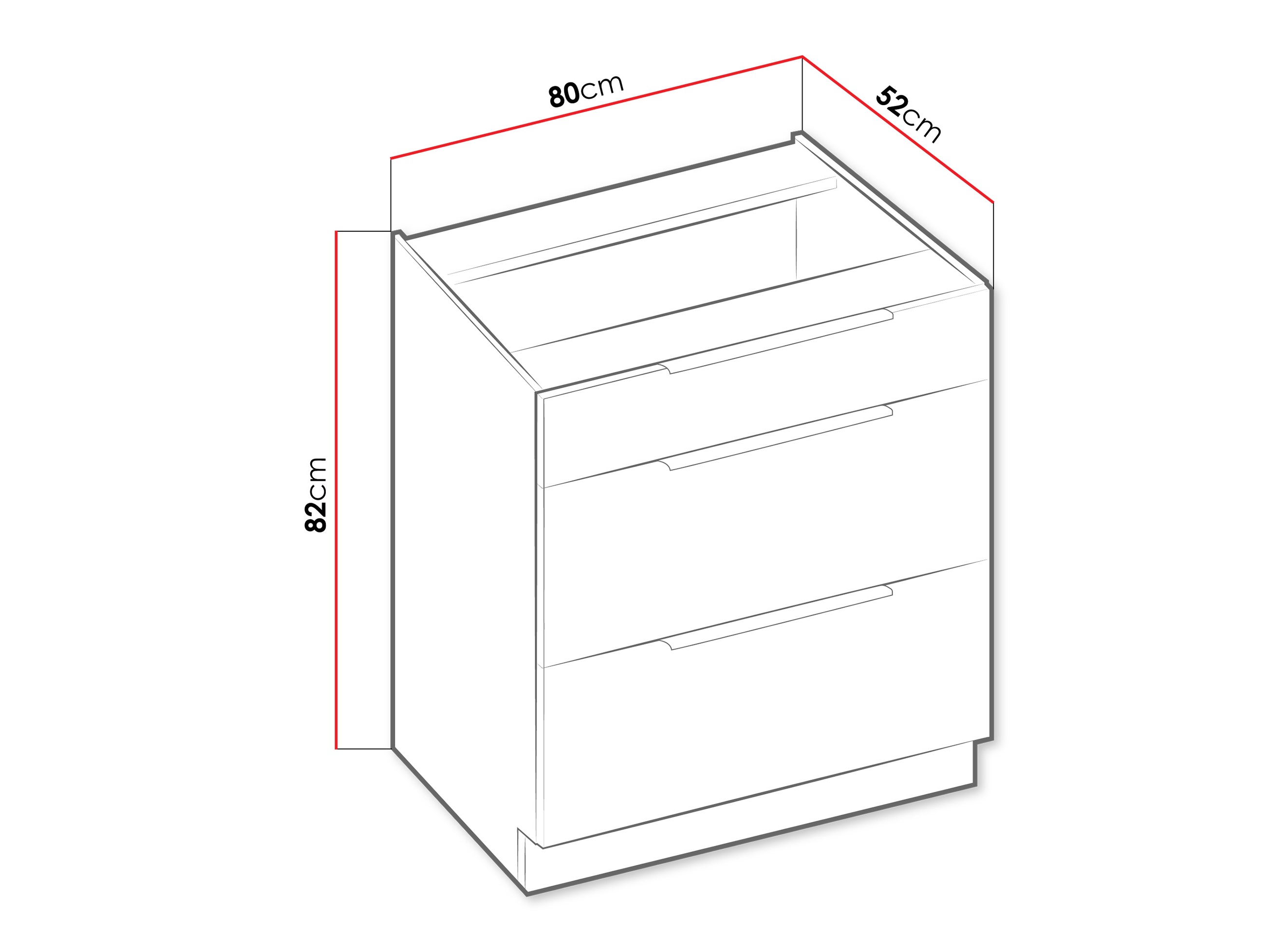 Armoire modulaire avec tiroirs Sole 147