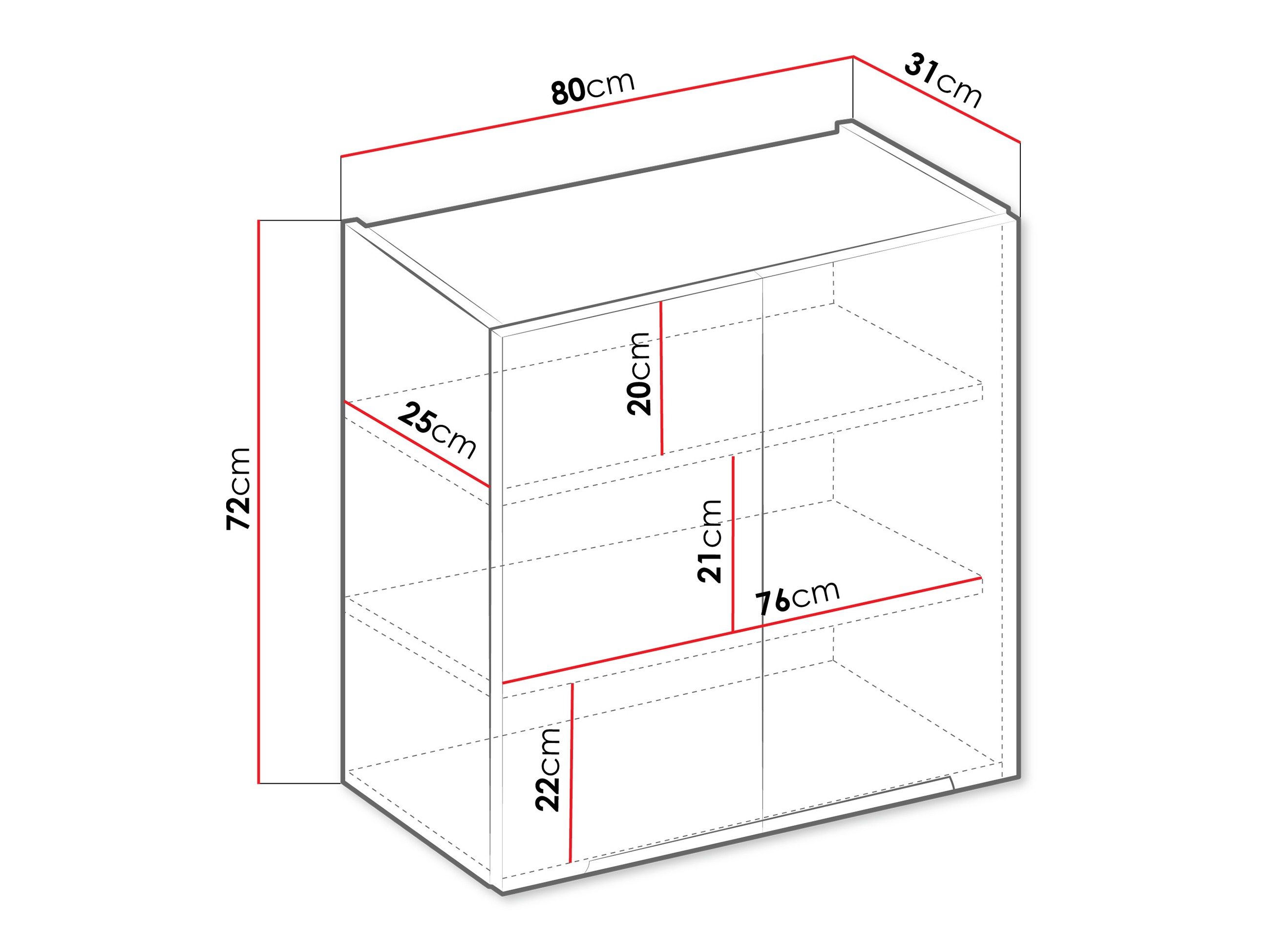 Armoire murale modulaire Sole 148