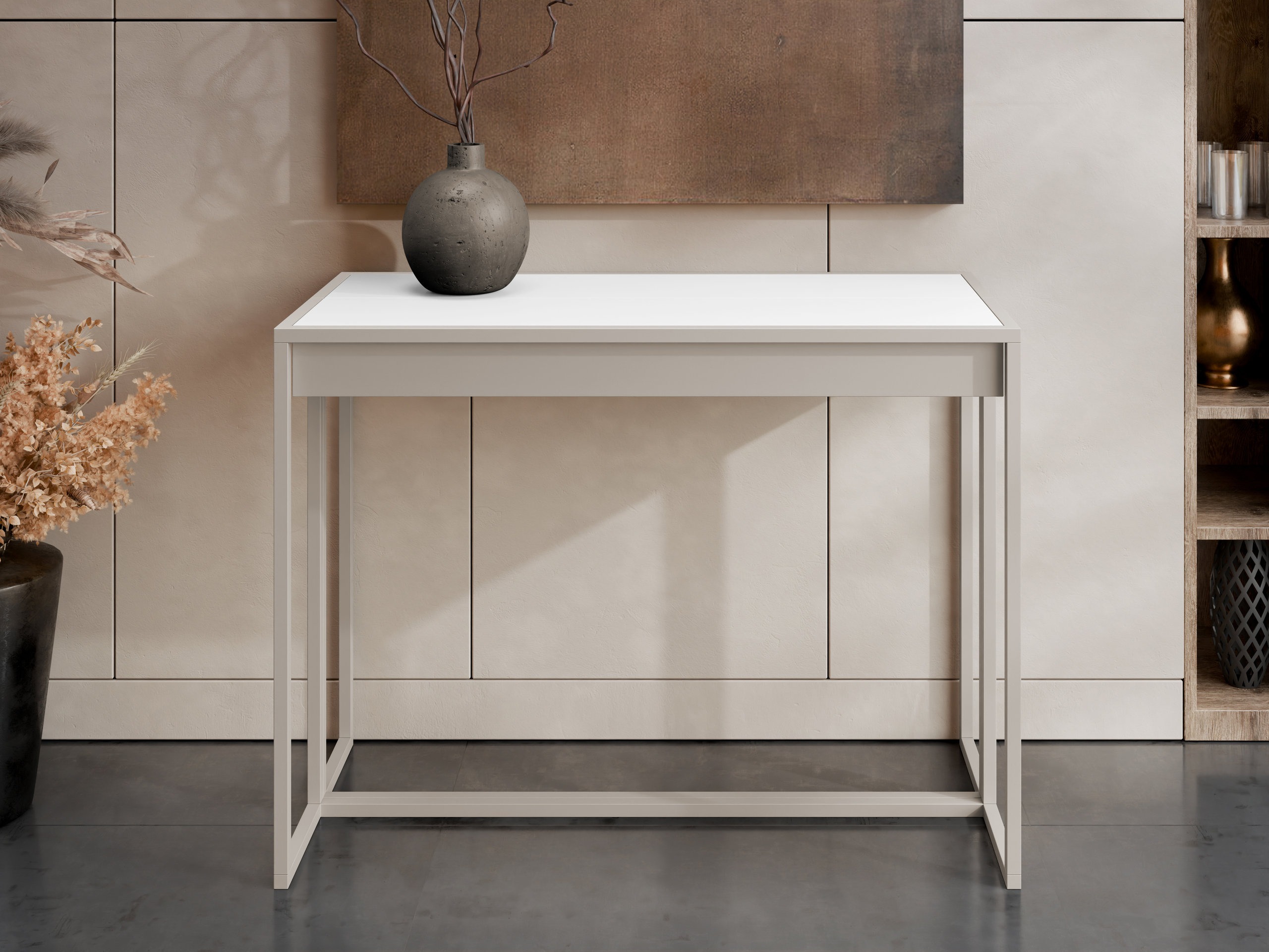 Table pliante Oswego 180 (Blanc + Cachemire)