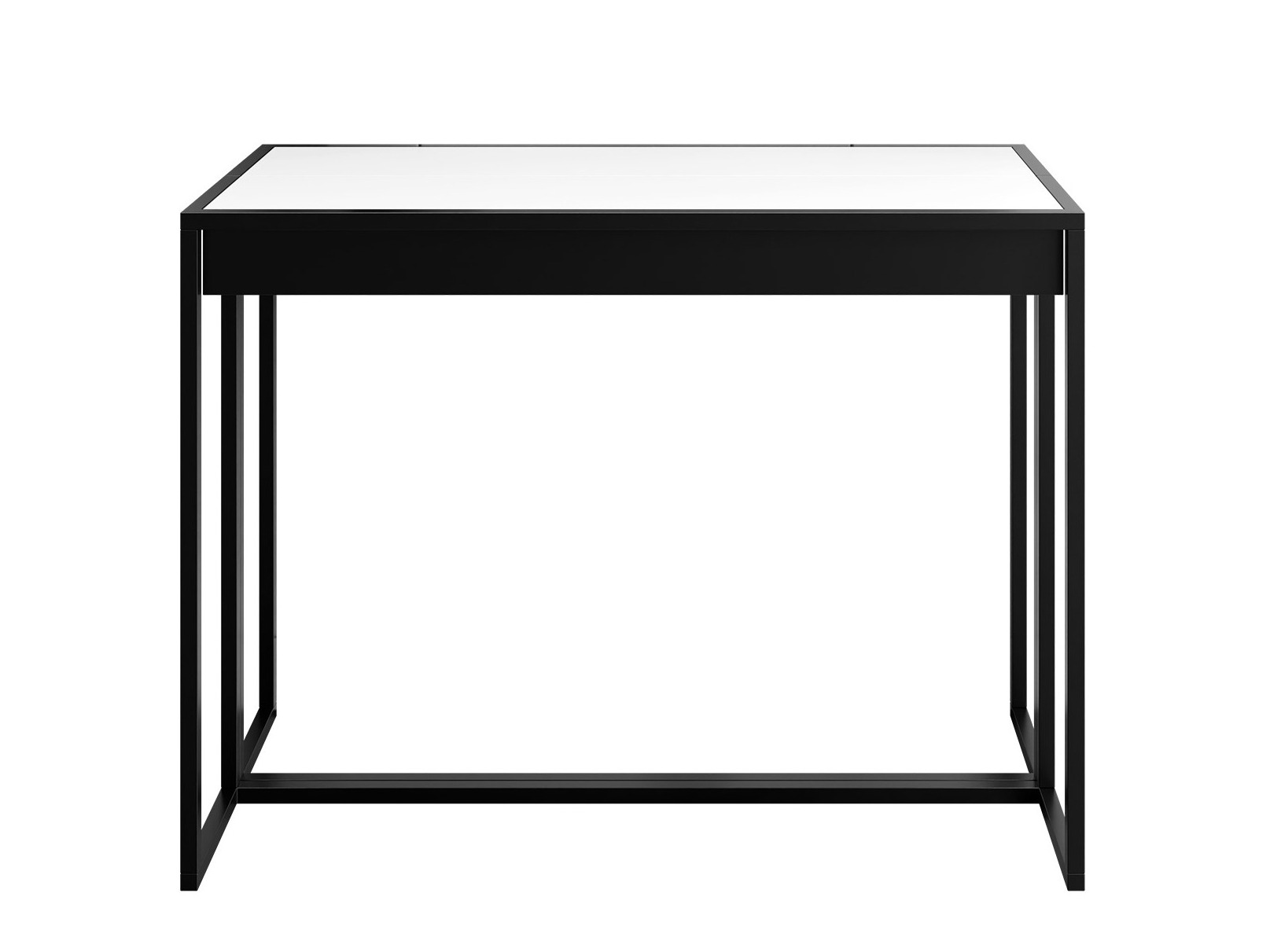 Table pliante Oswego 180 (Blanc + Noir)