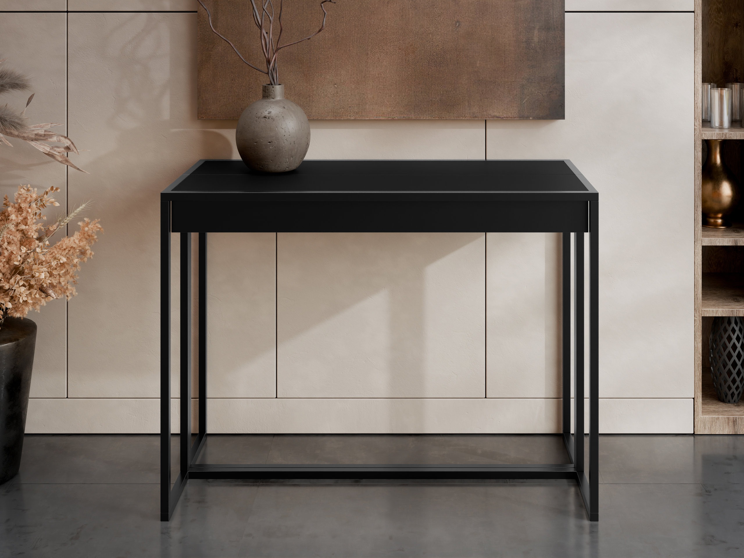 Table pliante Oswego 180 (Noir)